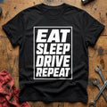 Eat Sleep Drive Repeat 93 T-Shirt - Black