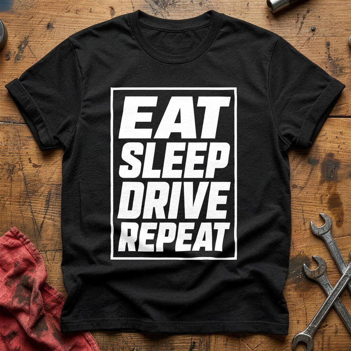 Eat Sleep Drive Repeat 93 T-Shirt - Black