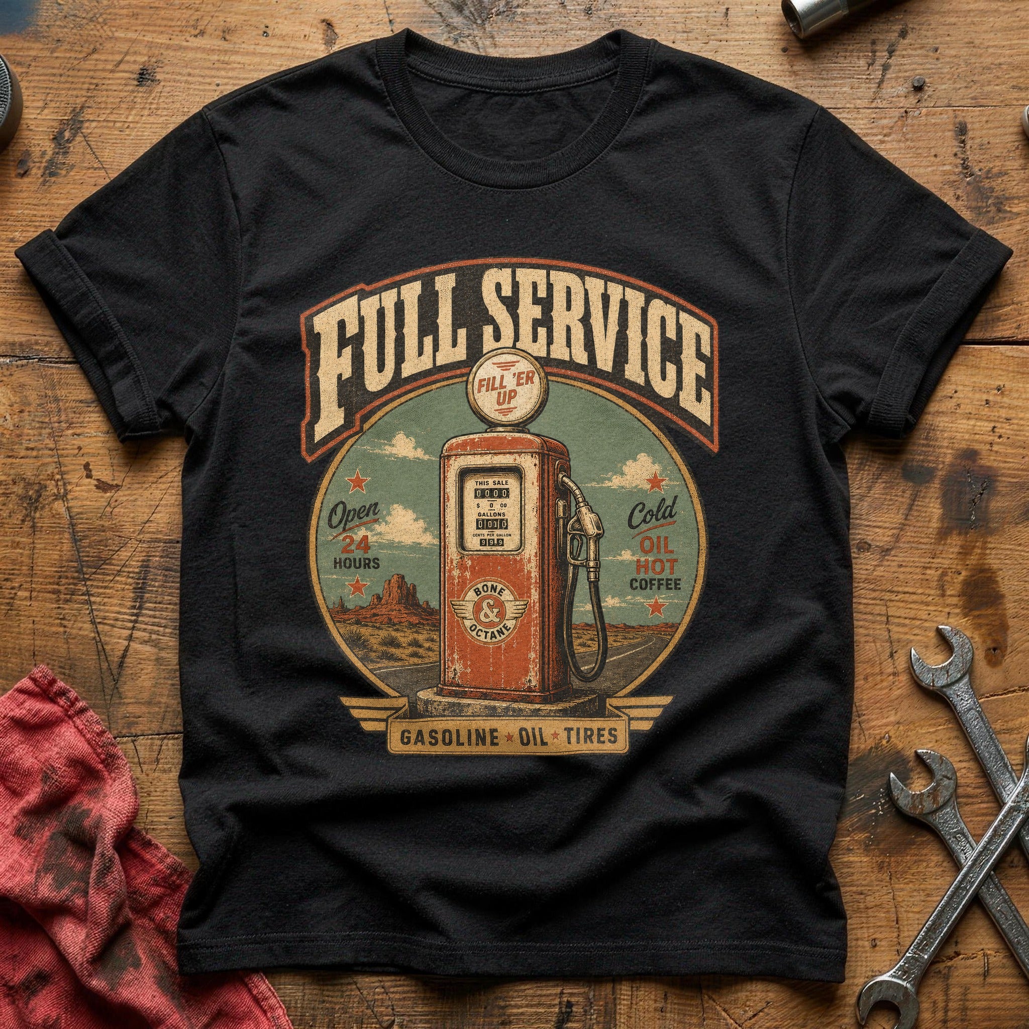 Fill 'Er Up T-Shirt - Black