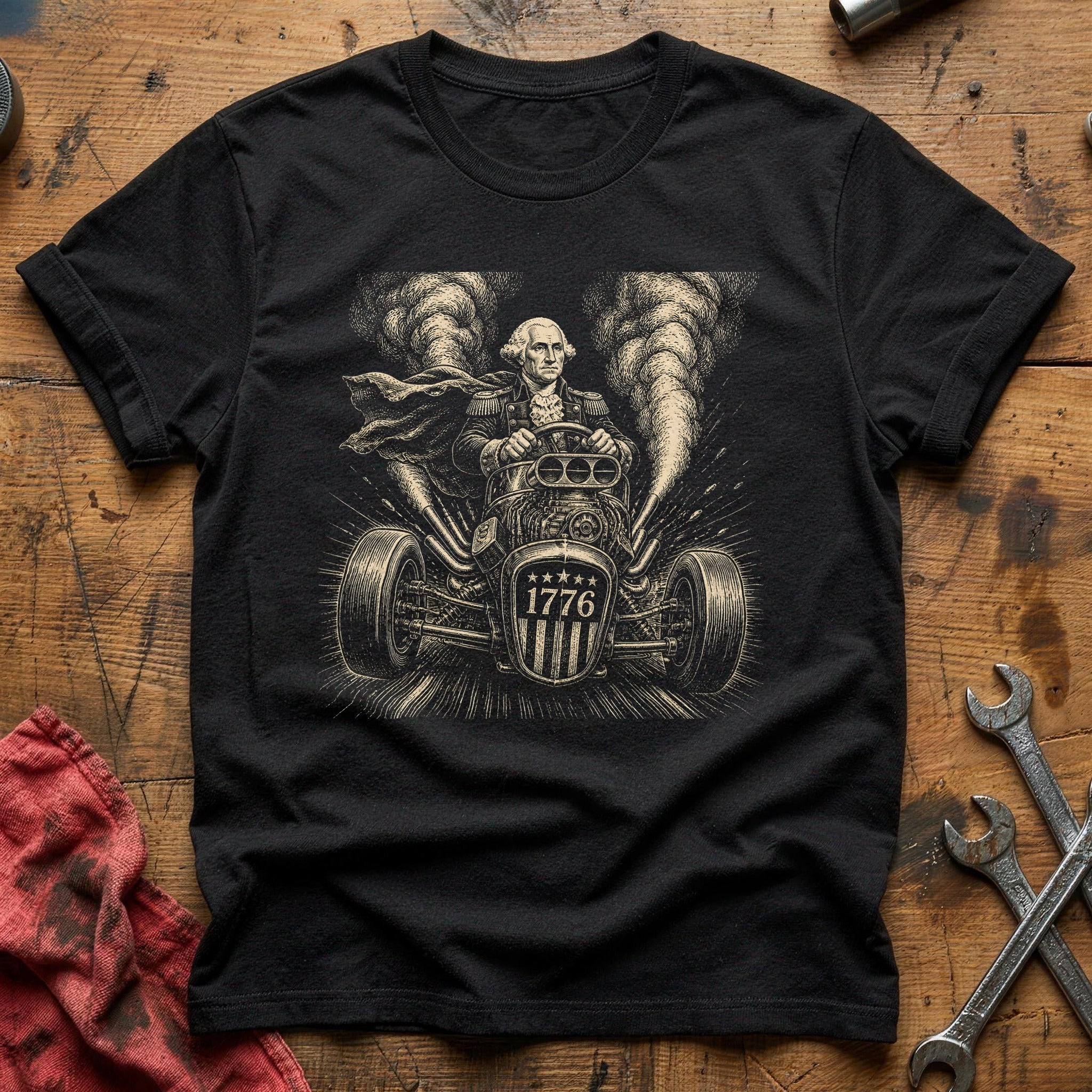Founding Father Grand Prix T-Shirt - Black