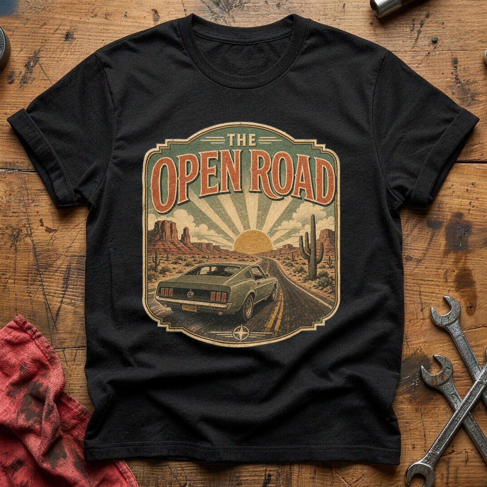 Freedom Plate T-Shirt - Black