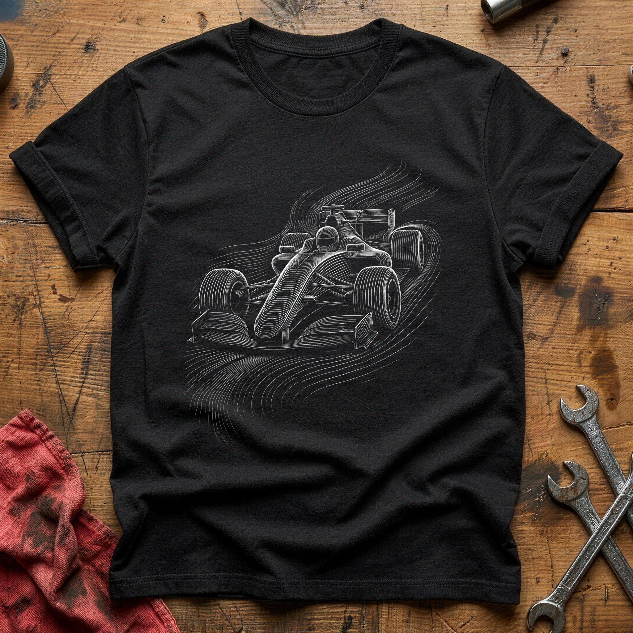 Full Throttle Sketch T-Shirt - Black