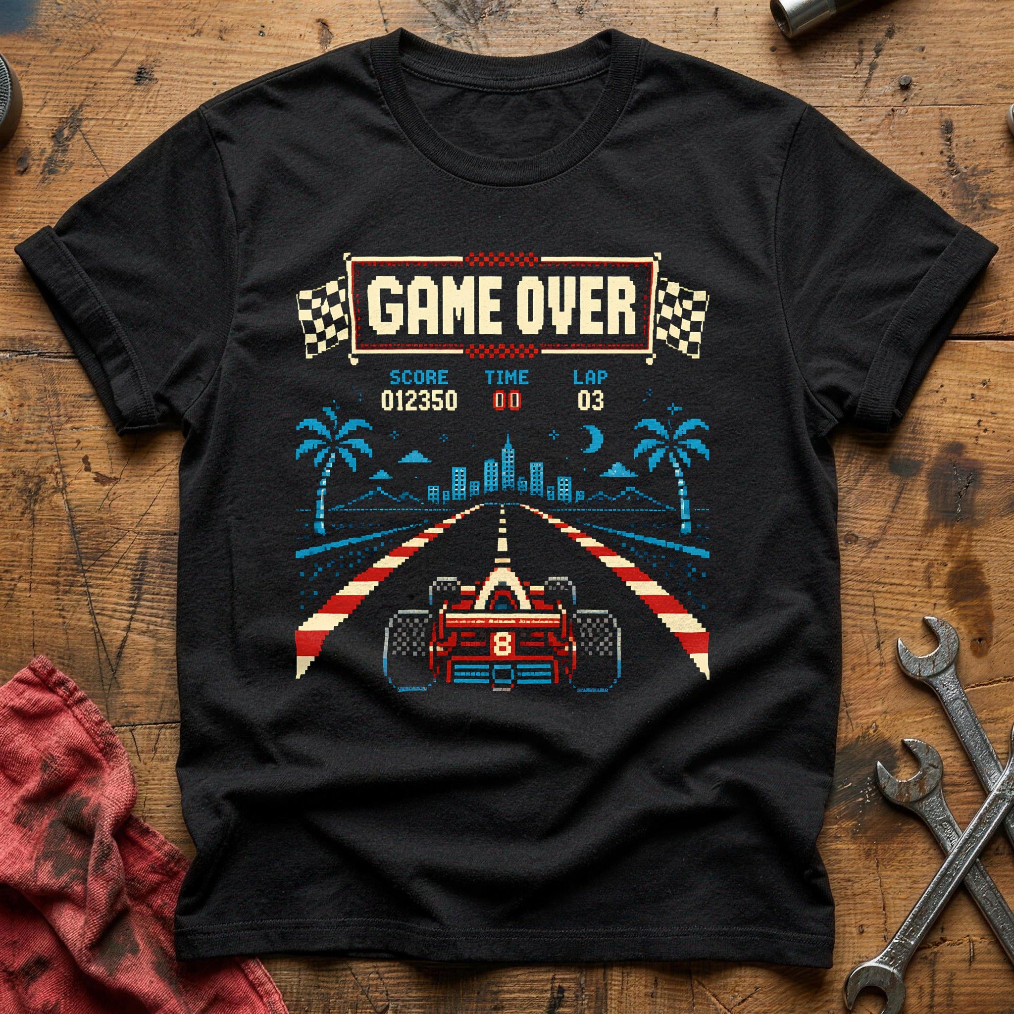 Game Over Arcade T-Shirt - Black