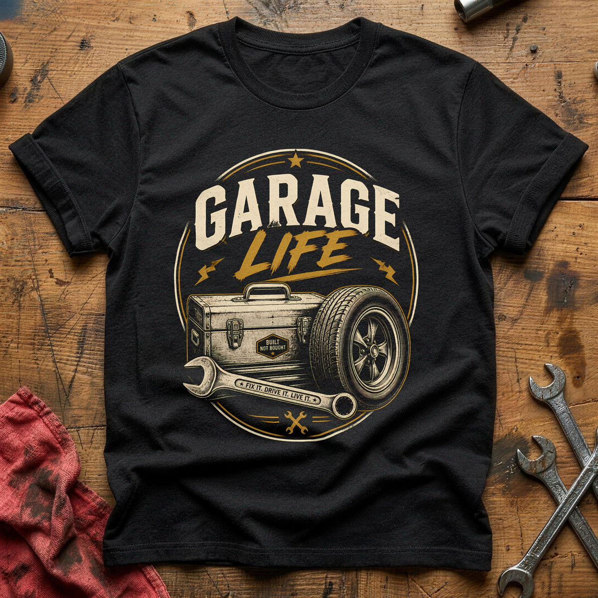 Garage Life 86 T-Shirt - Black