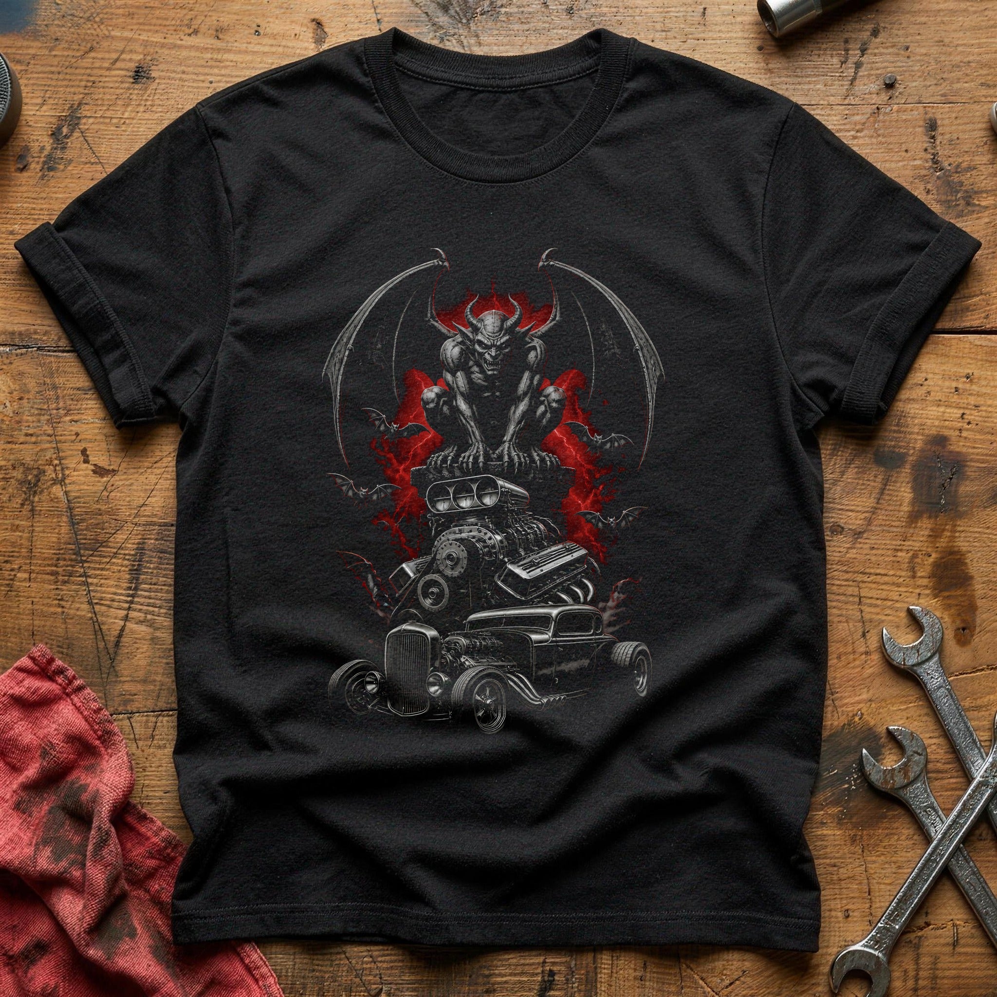 Gargoyle V8 Hotrod 19 T-Shirt - Black