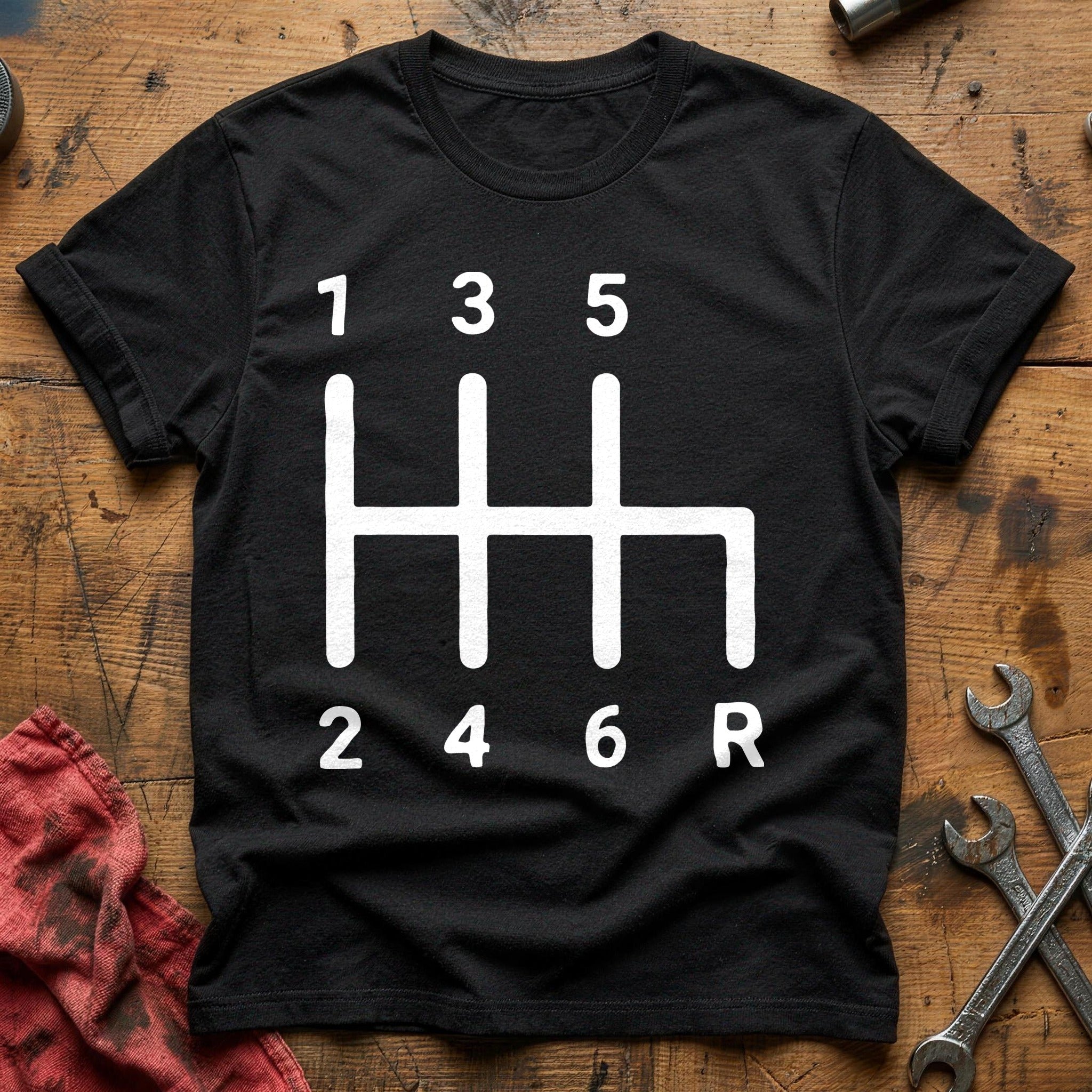 Gear stick T-Shirt - Black