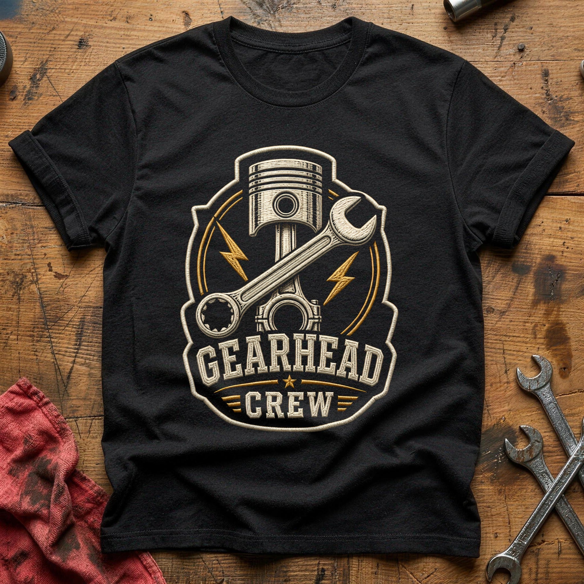 Gearhead Crew T-Shirt - Black