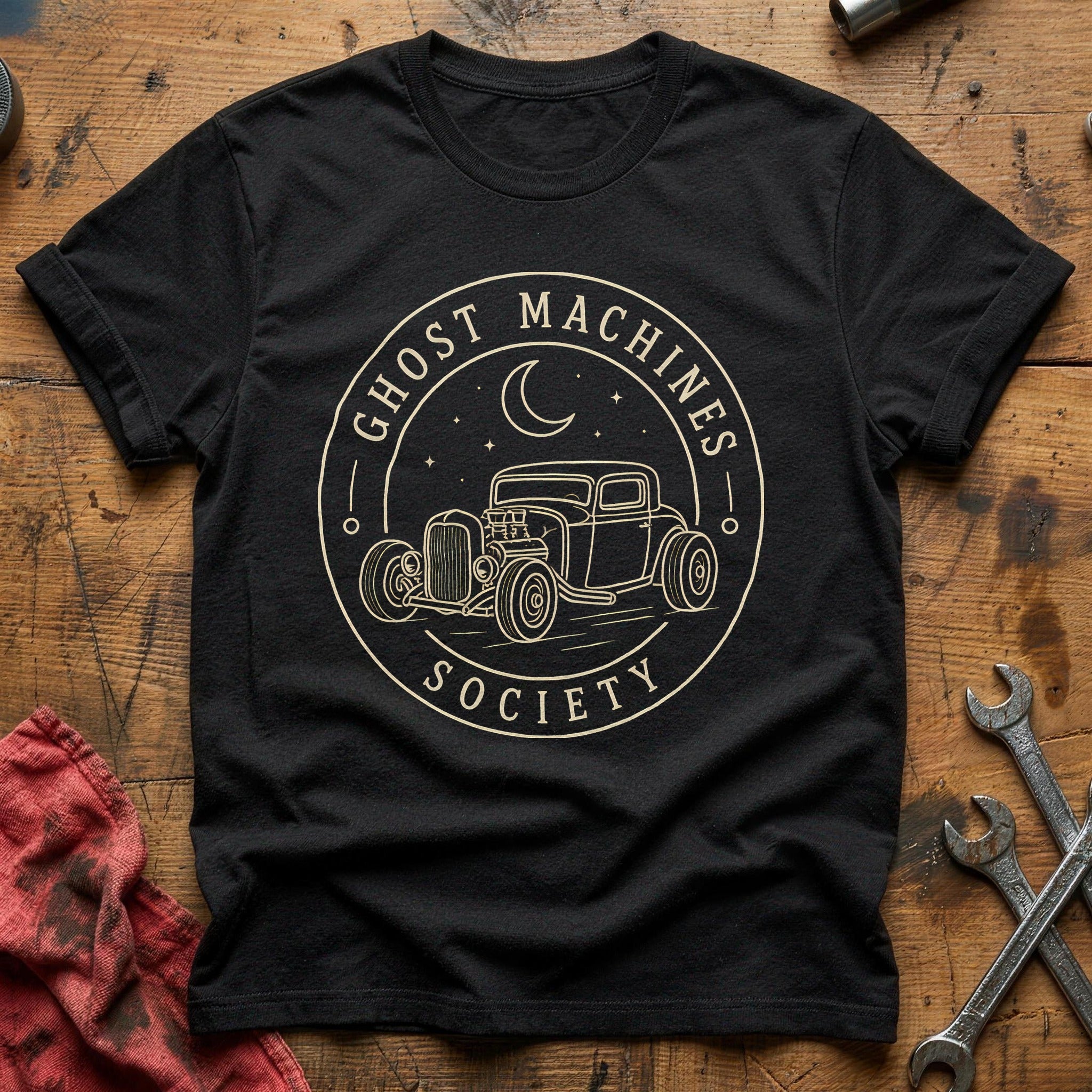 Ghost Machines Crest 35 T-Shirt - Black