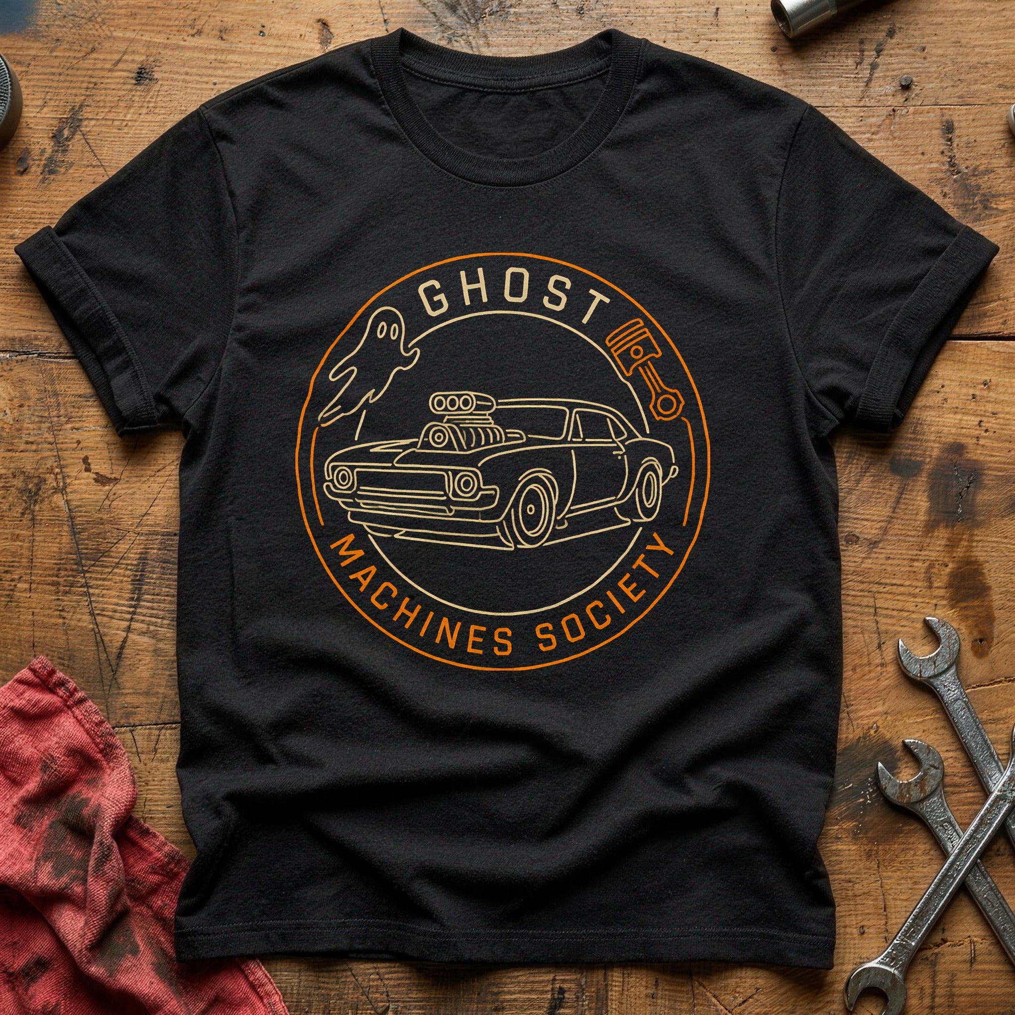 Ghost Machines Society 35 T-Shirt - Black