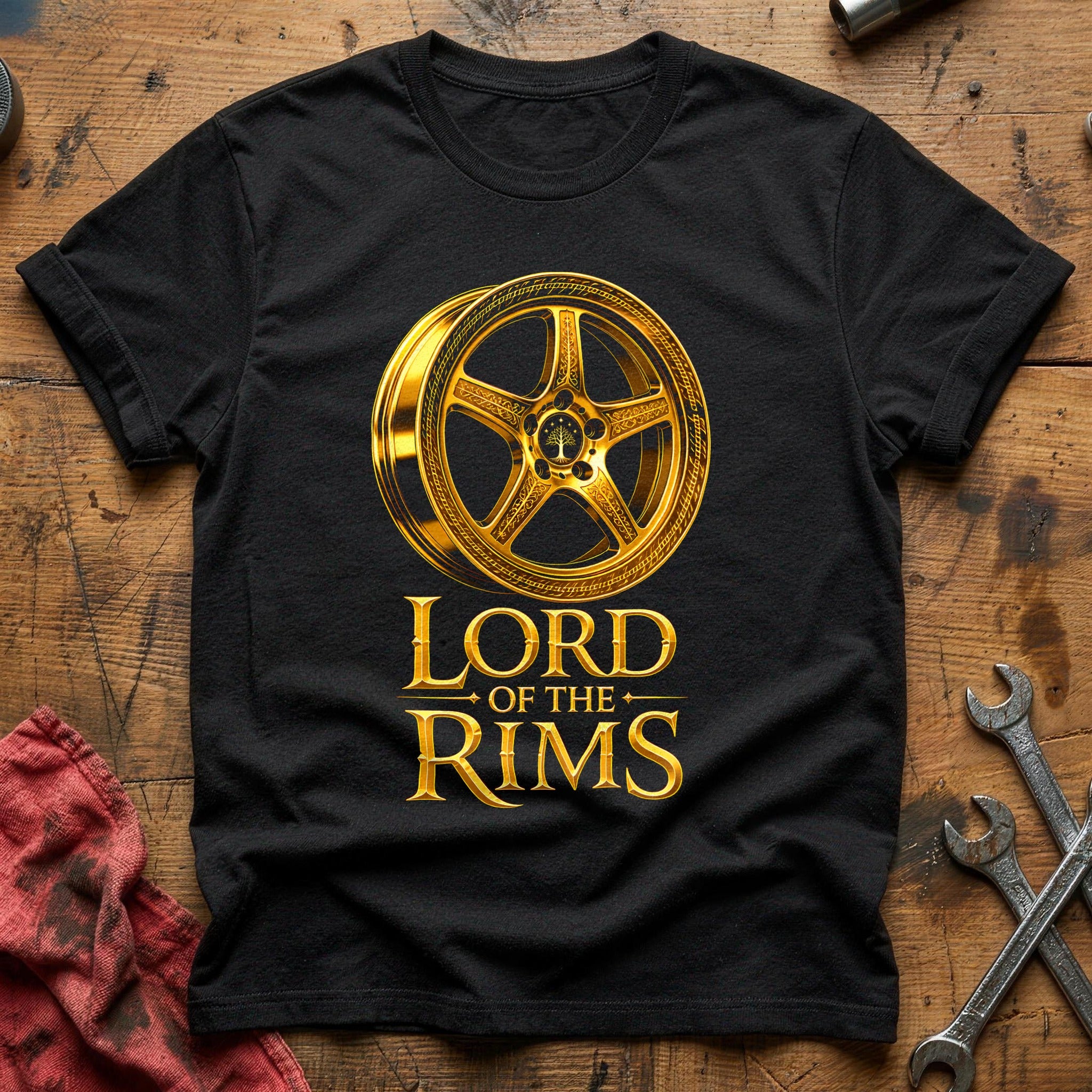 Golden Spoke Royalty T-Shirt - Black