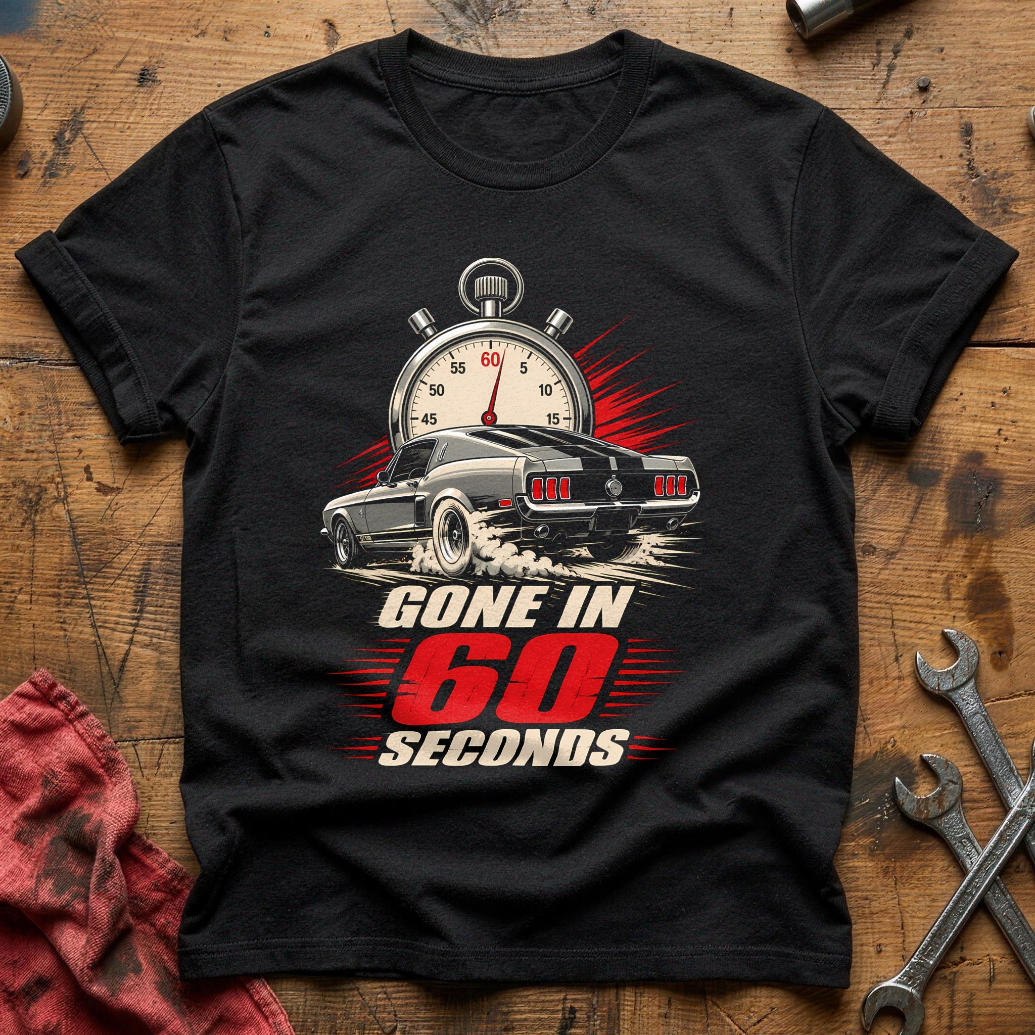 Gone In 60 Seconds 55 T-Shirt - Black