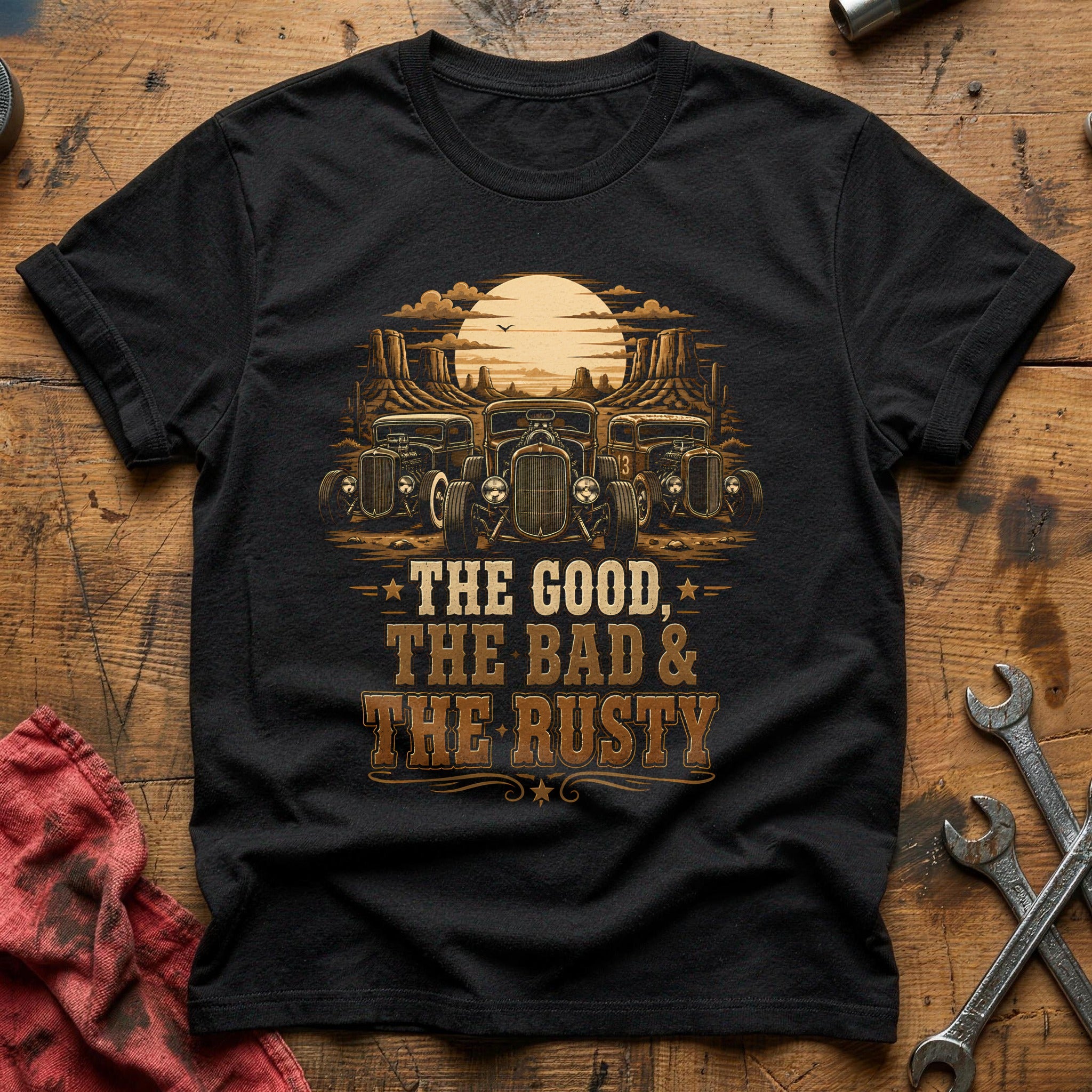 Good Bad Rusty 10 T-Shirt - Black