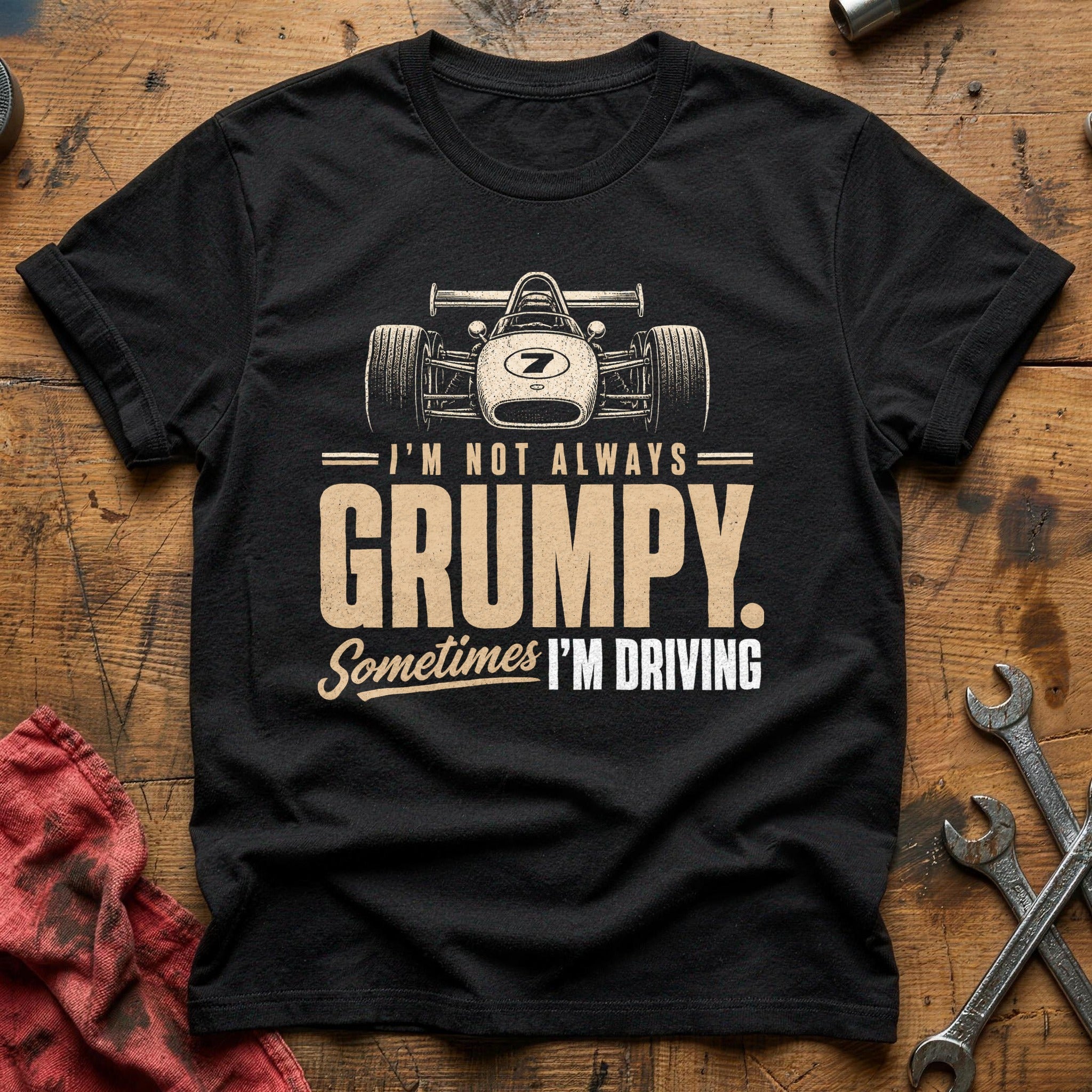 Grumpy When Parked T-Shirt - Black