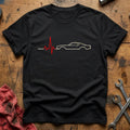 Heartbeat Shift T-Shirt - Black