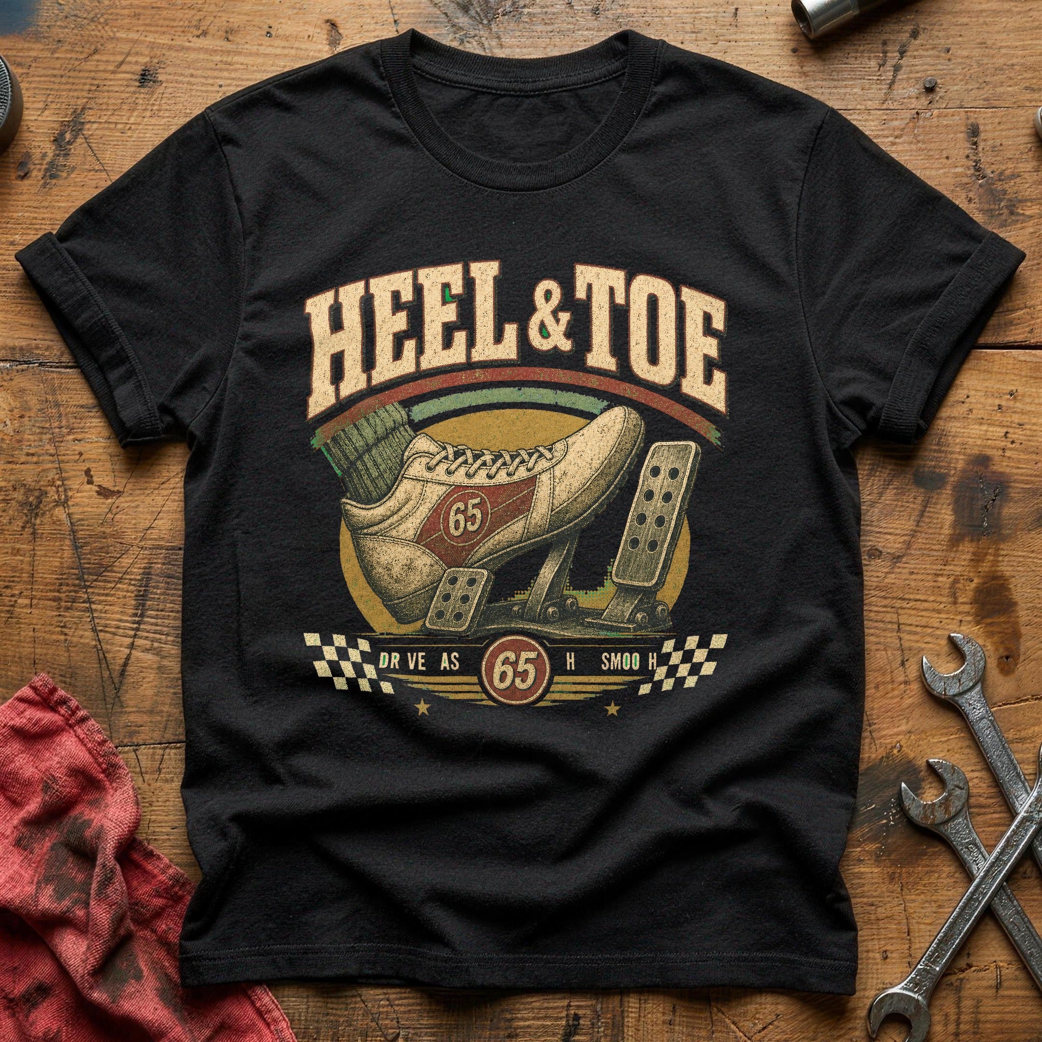 Heel & Toe T-Shirt - Black