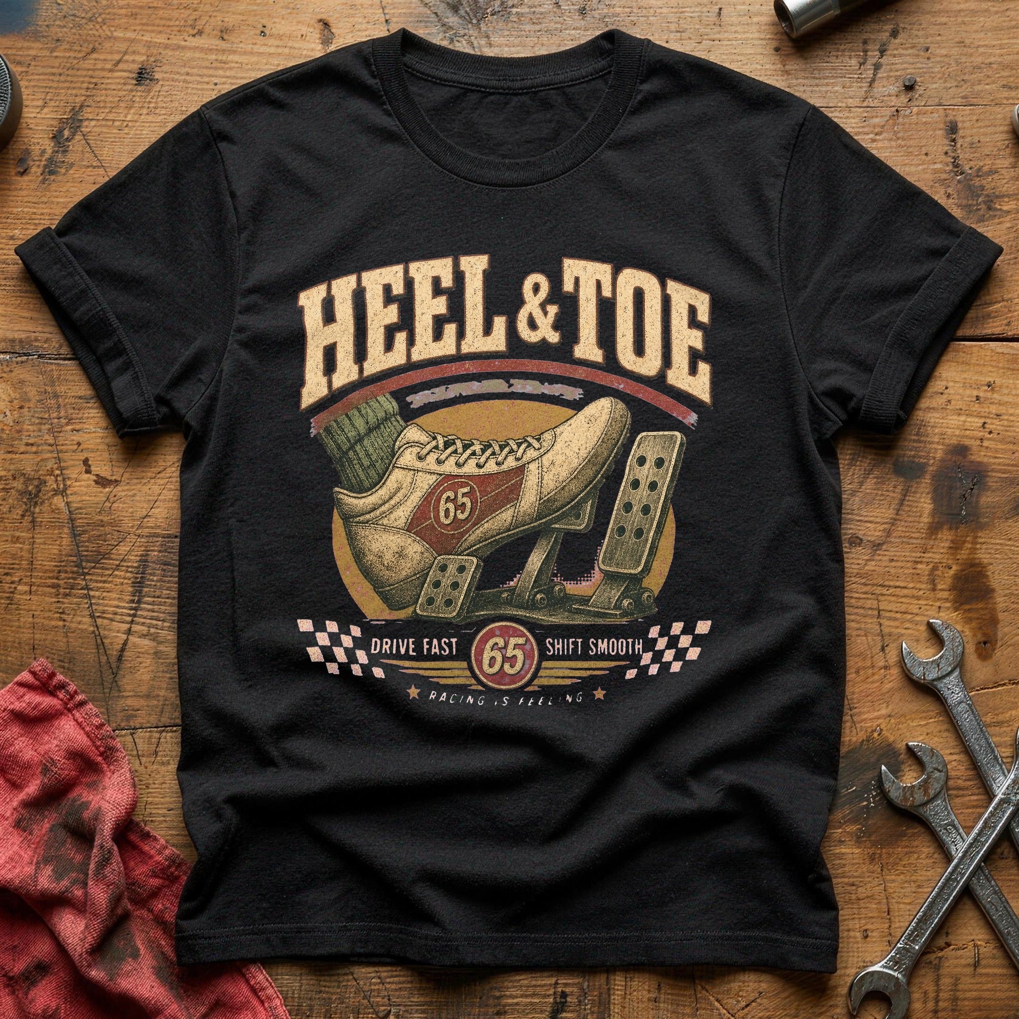 Heel & Toe T-Shirt - Black