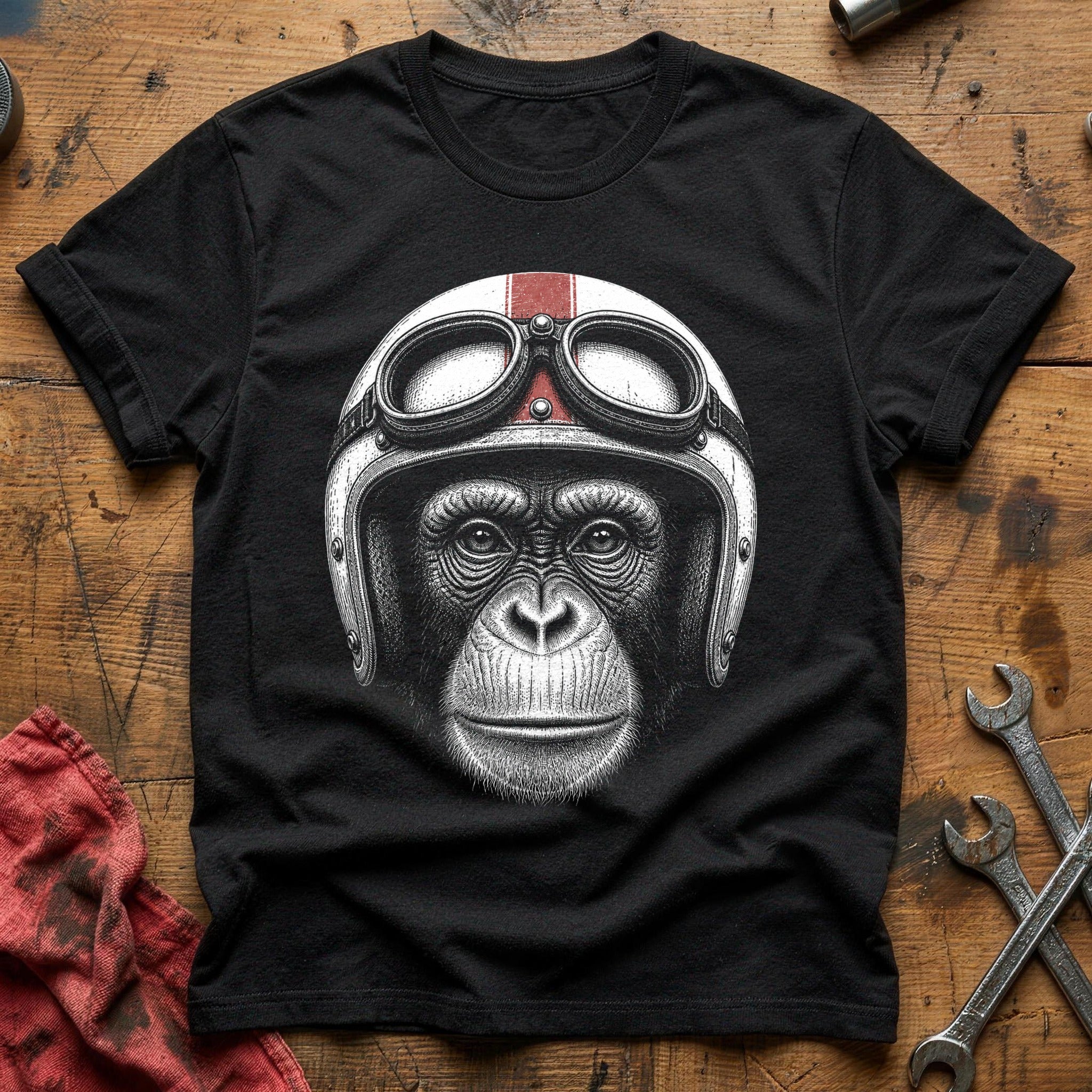 Helmet Head T-Shirt - Black