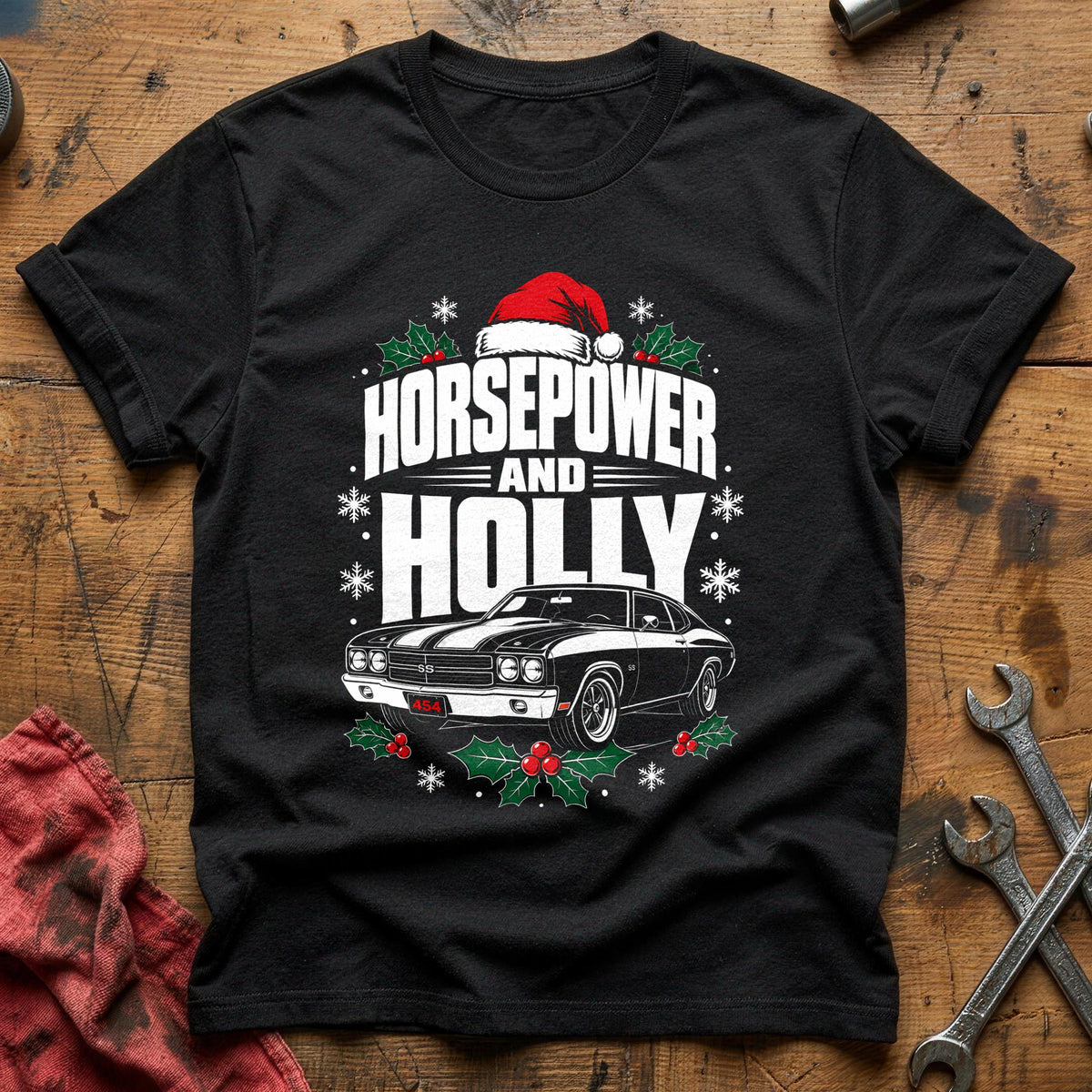 Horsepower And Holly 31 T-Shirt - Black