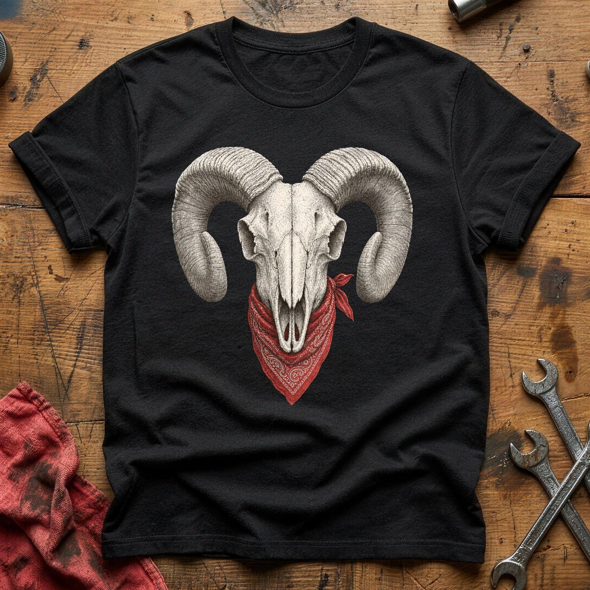 Horsepower Ram T-Shirt - Black