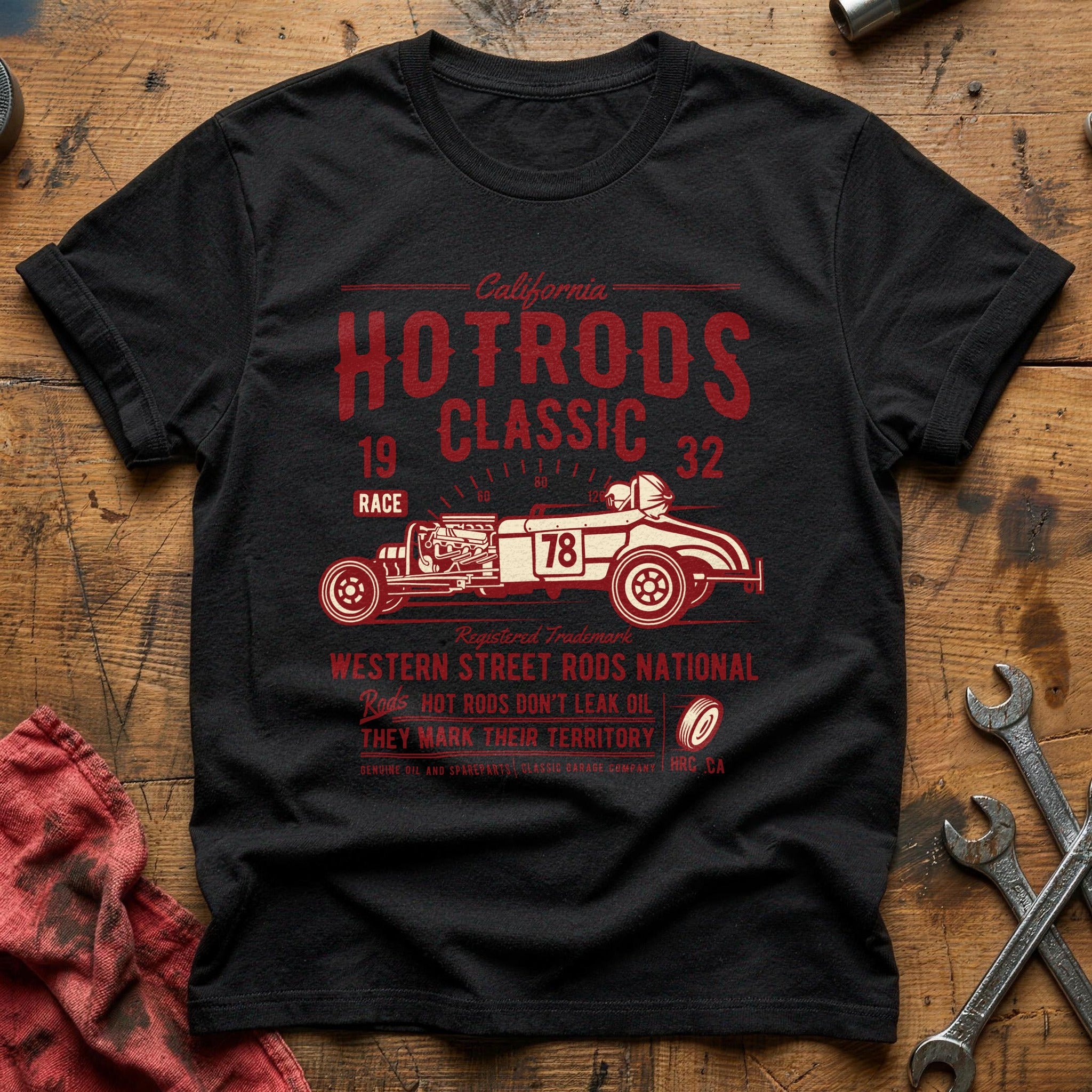Hot rods race classic T-Shirt - Black