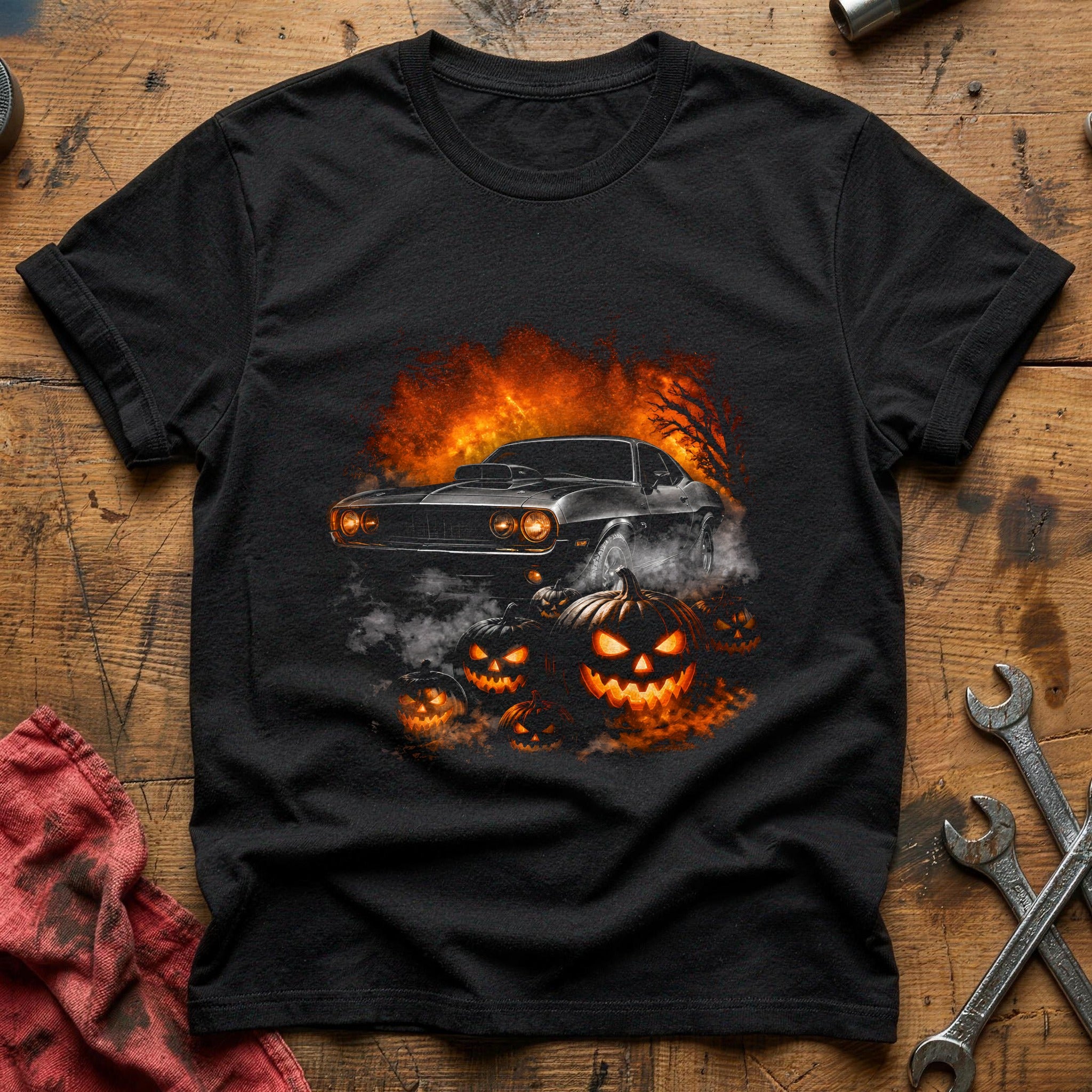 Hotrod Fog Jackolanterns 88 T-Shirt - Black