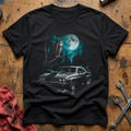 Hotrod Owl Fullmoon 64 T-Shirt - Black