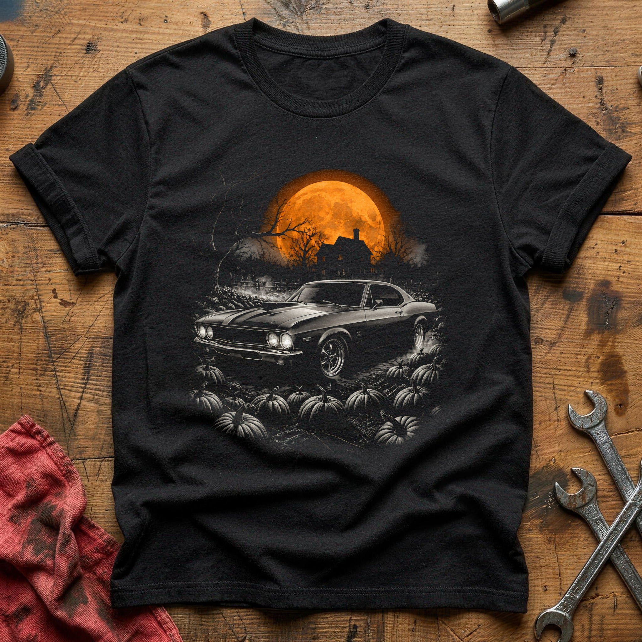 Hotrod Pumpkin Patch 79 T-Shirt - Black