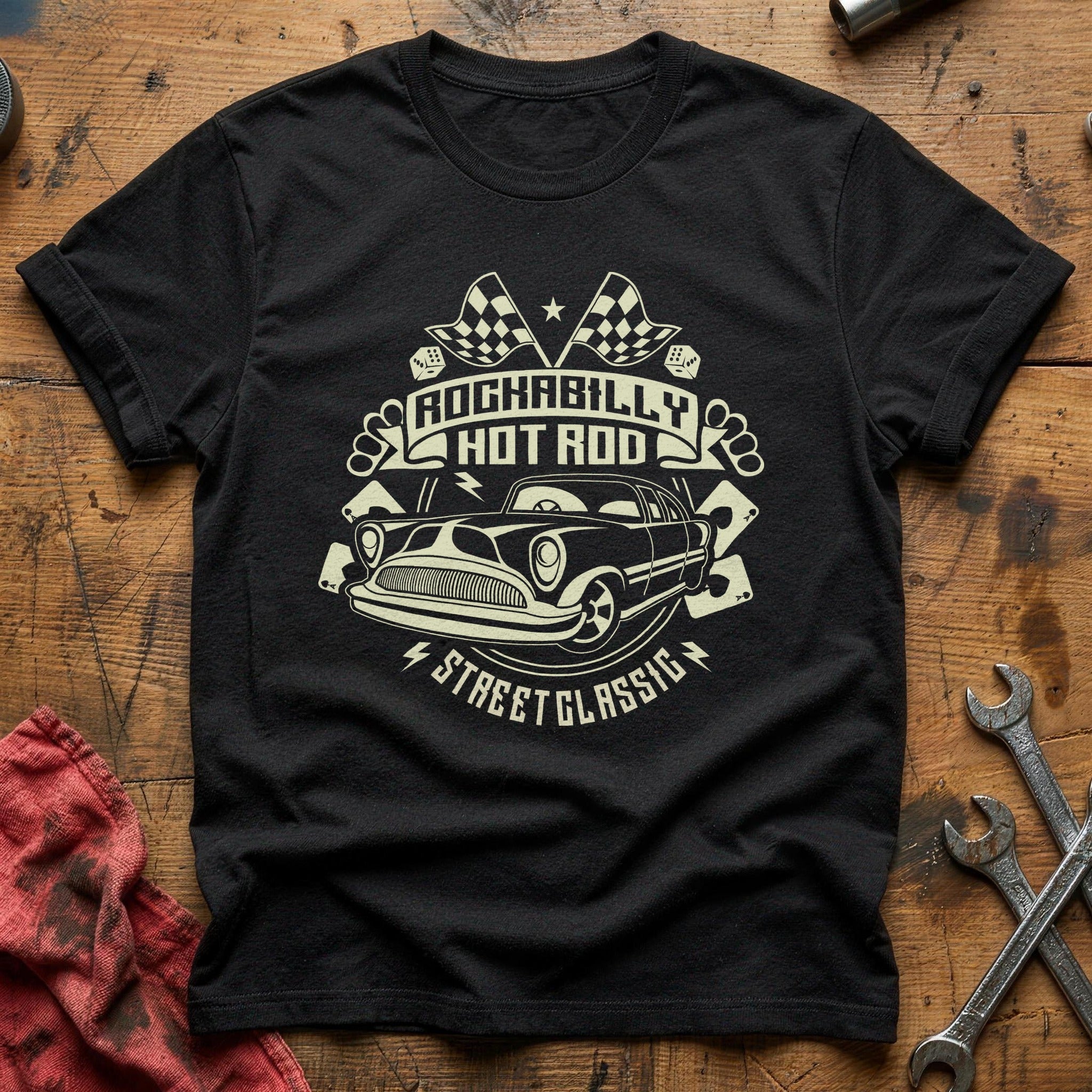 Hotrod street T-Shirt - Black