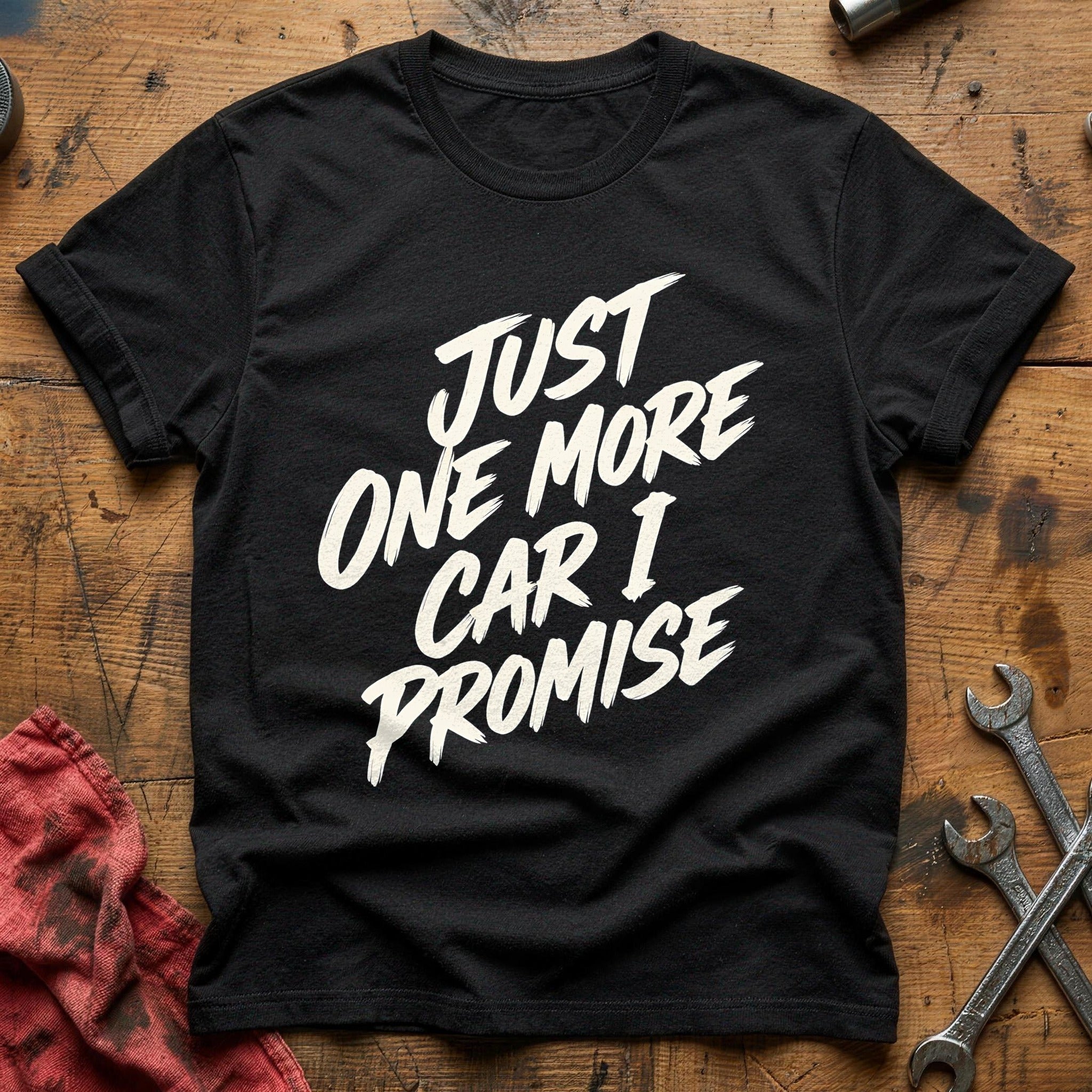 Just One More Car I Promise 89 T-Shirt - Black