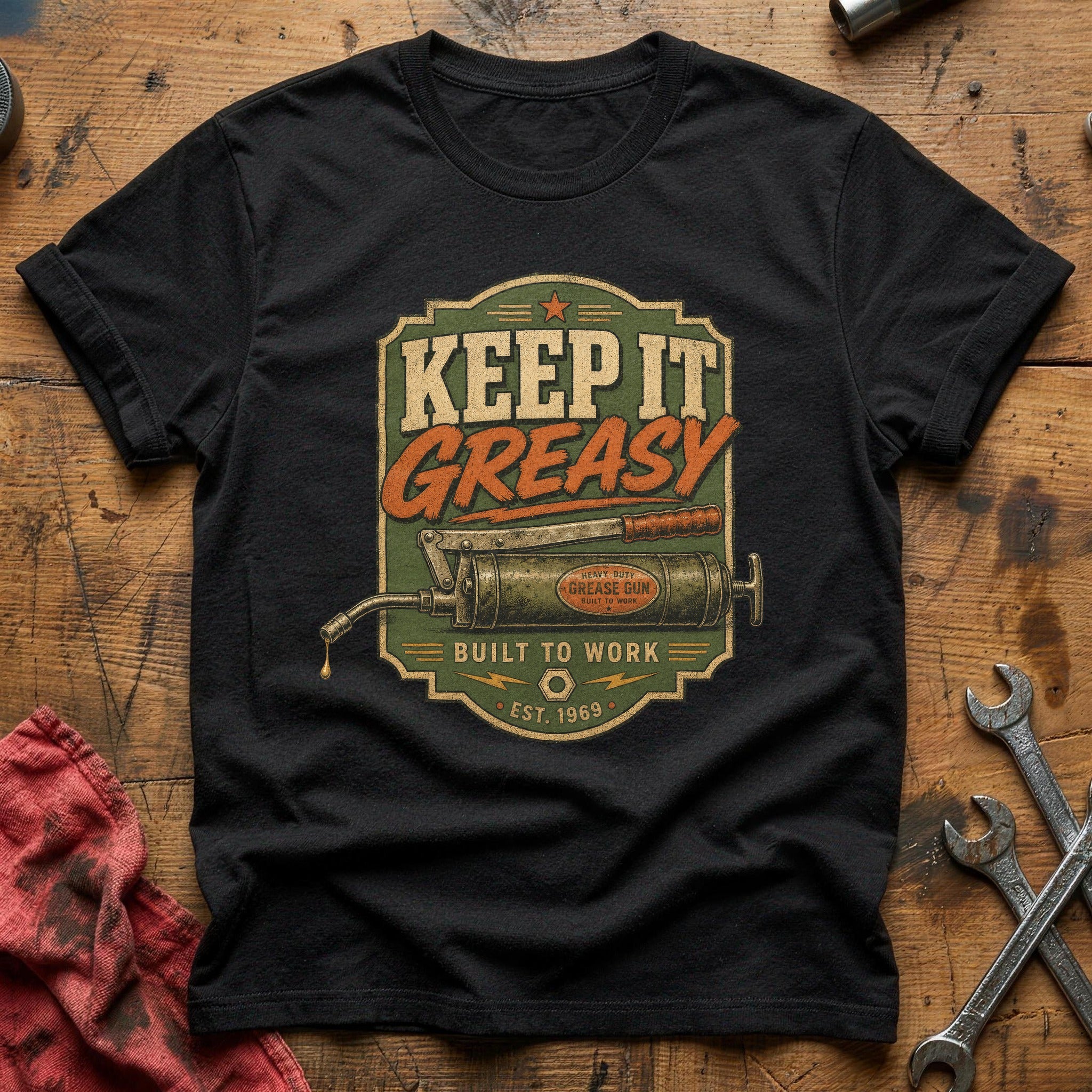 Keep It Greasy T-Shirt - Black
