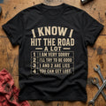 Know the Road T-Shirt - Black