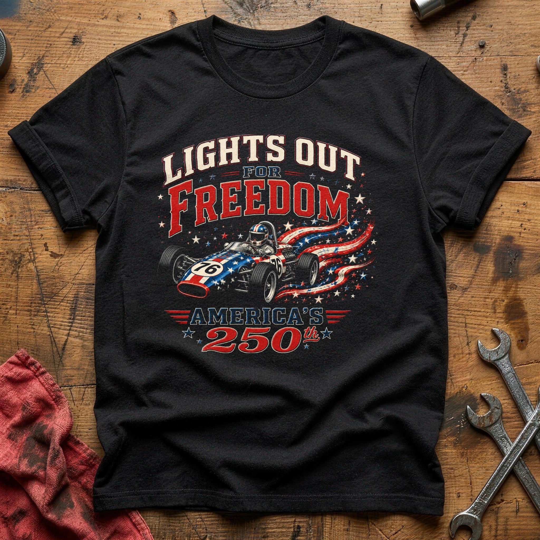 Lights Out Freedom T-Shirt - Black