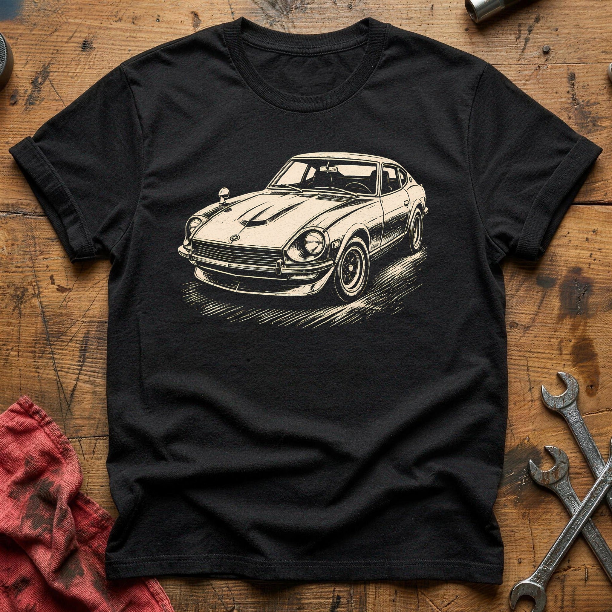 Linocut Legend T-Shirt - Black
