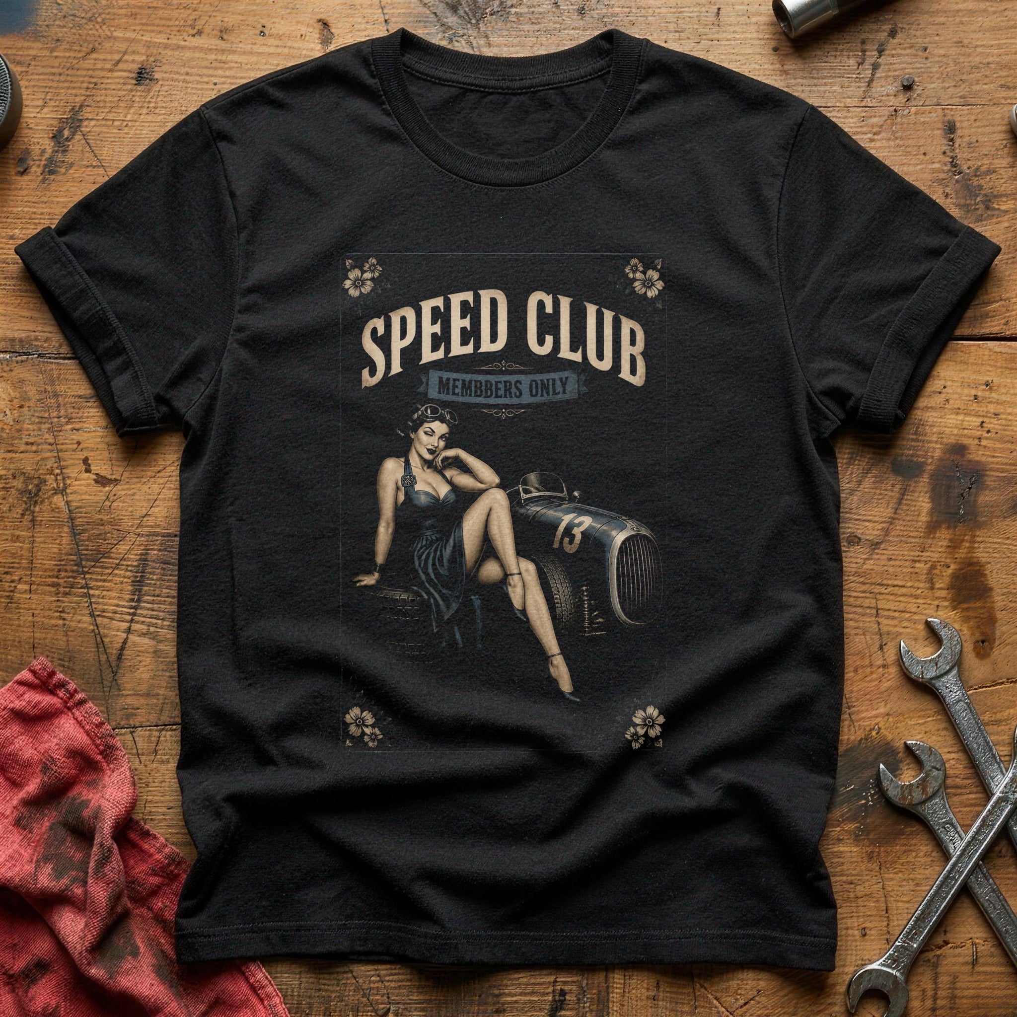 Members Only Speedway T-Shirt - Black