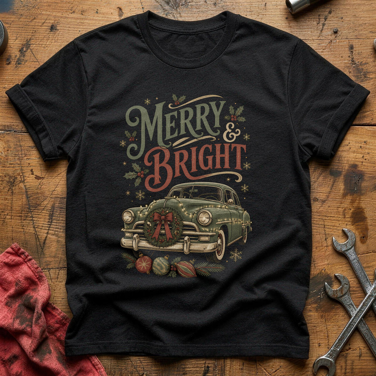 Merry And Bright 99 T-Shirt - Black