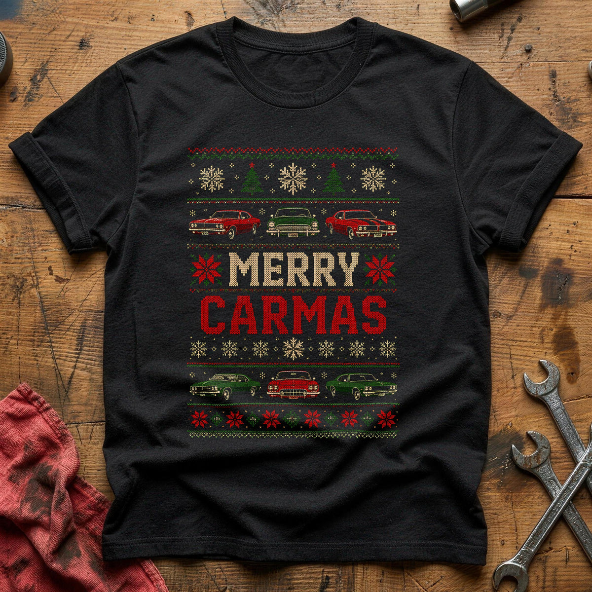 Merry Carmas 26 T-Shirt - Black
