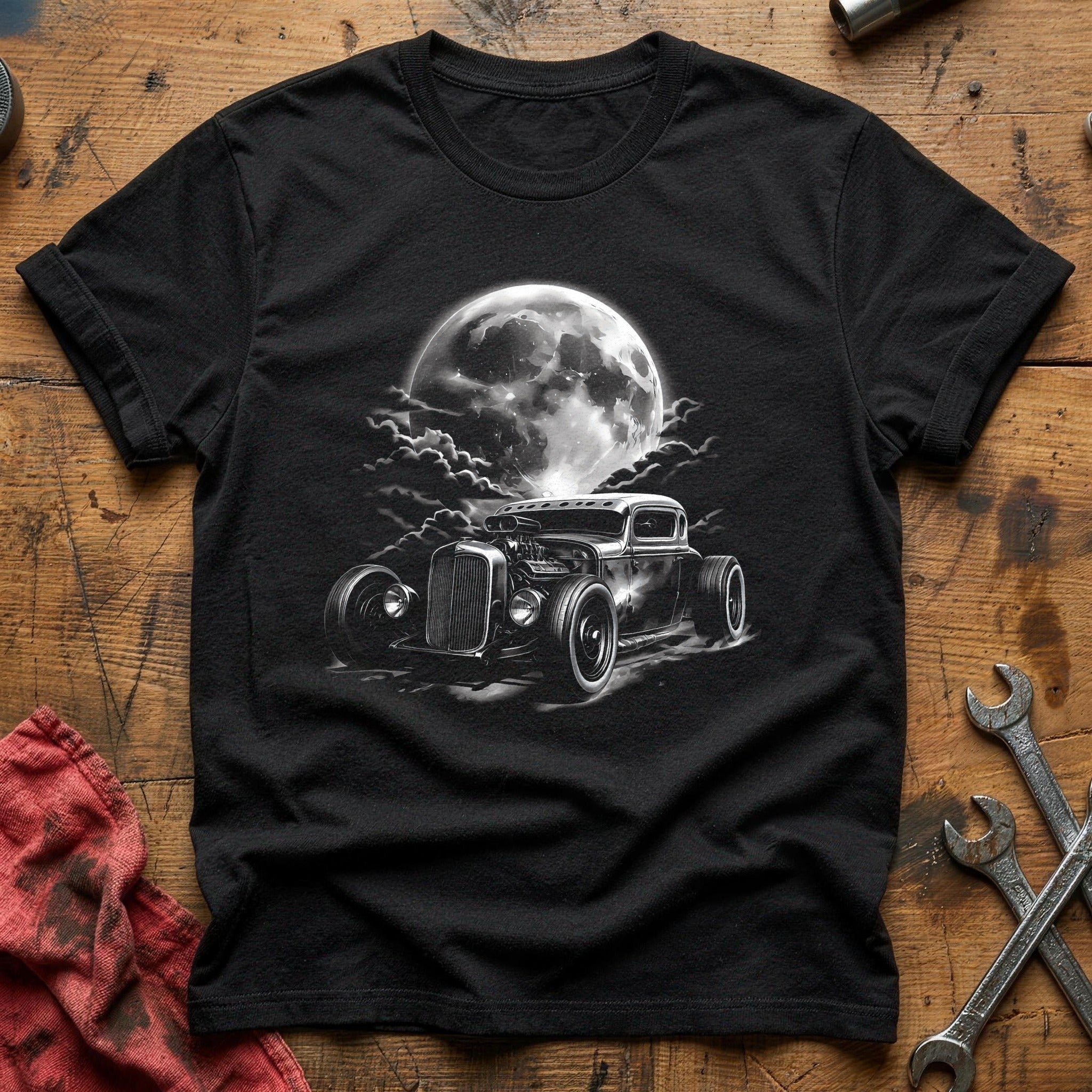 Moonlight Hot Rod Classic T-Shirt - Black