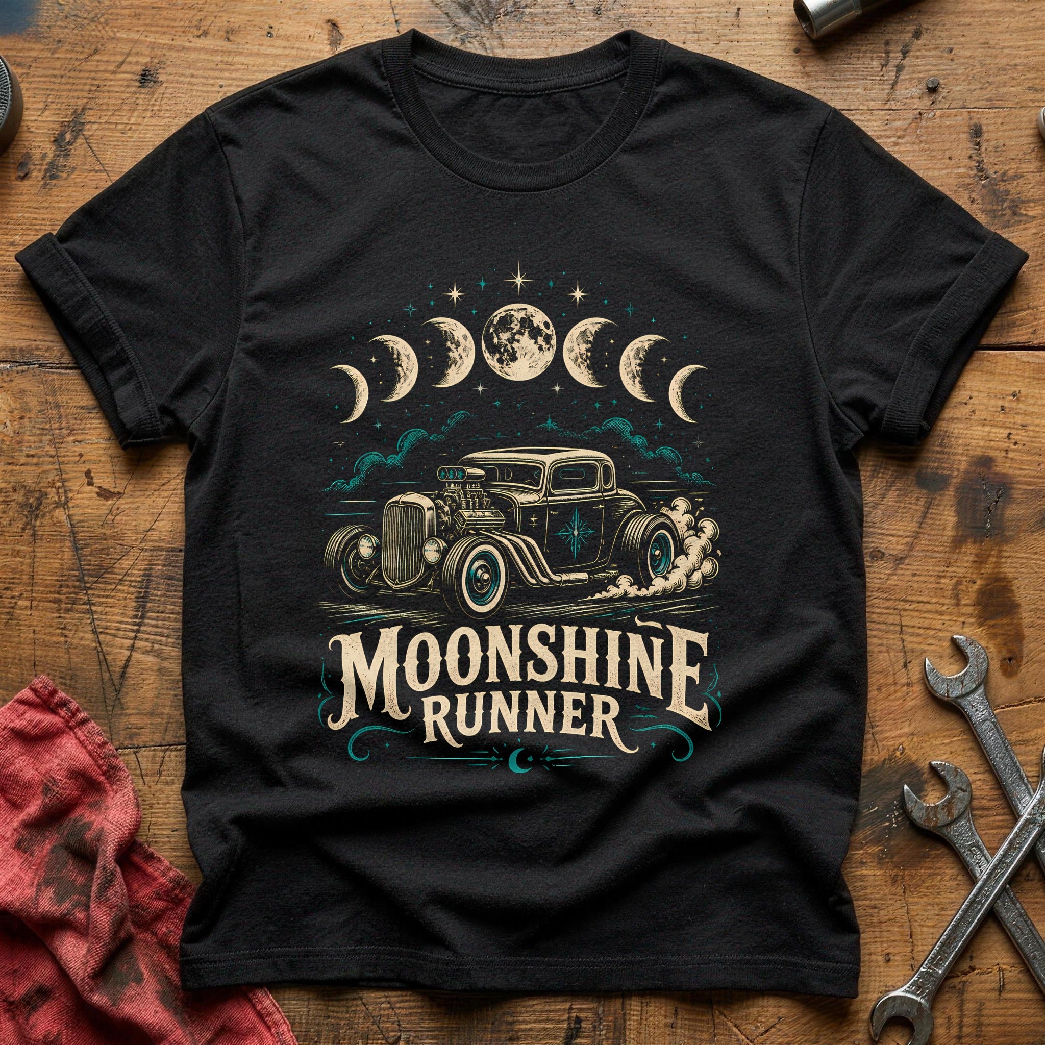 Moonshine Runner T-Shirt - Black