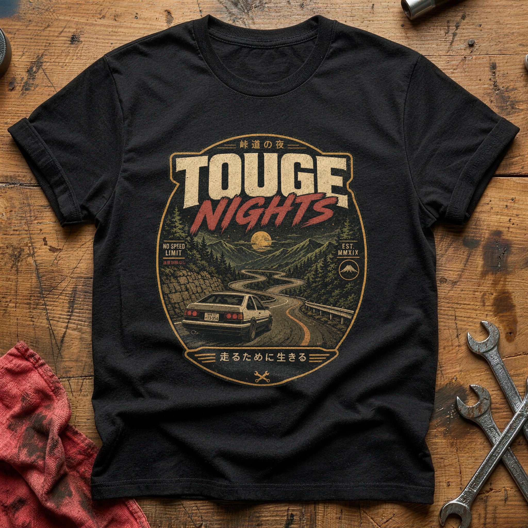 Mountain Pass Midnight T-Shirt - Black