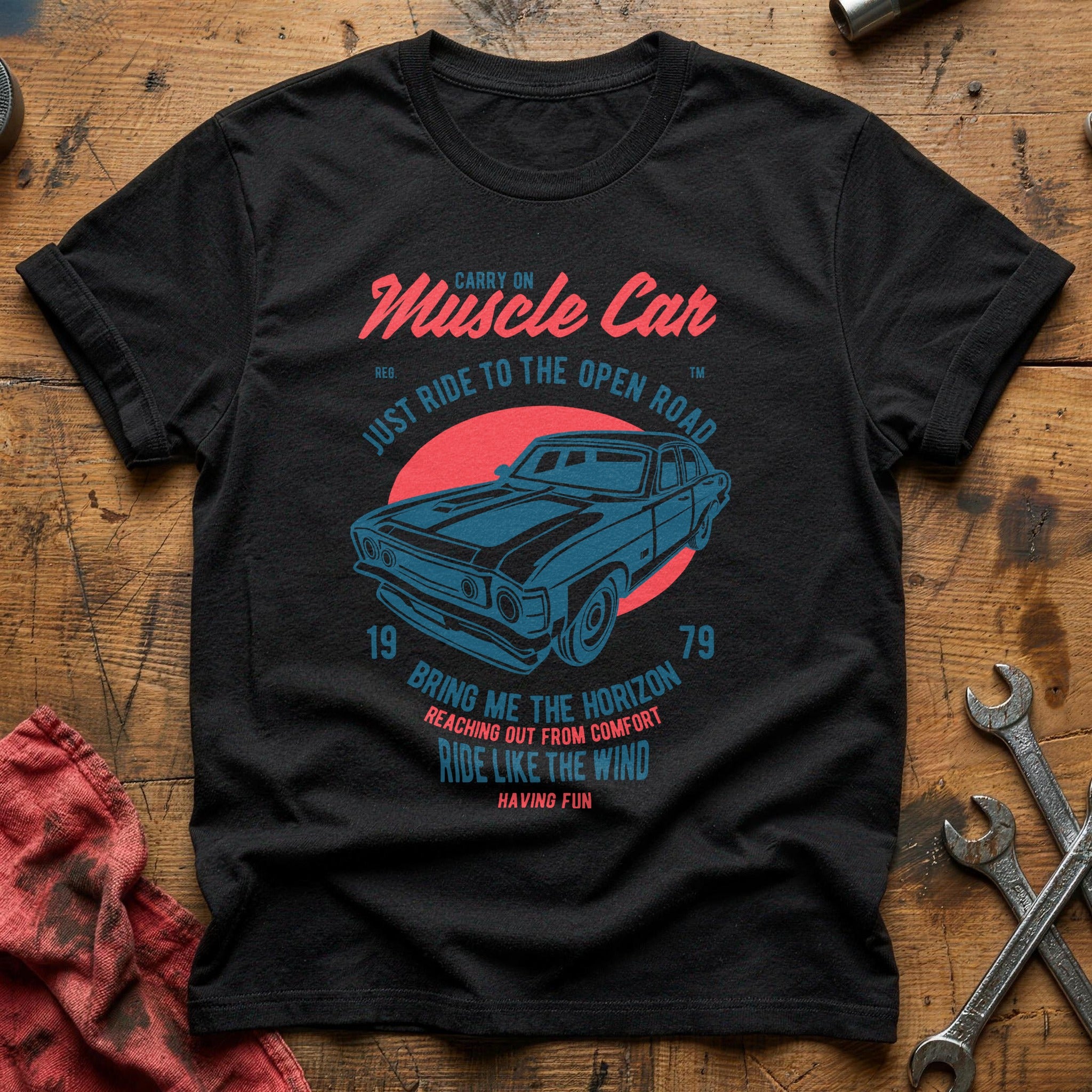 Muscle car T-Shirt - Black