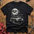 Musclecar Bats Gravestones 49 T-Shirt - Black