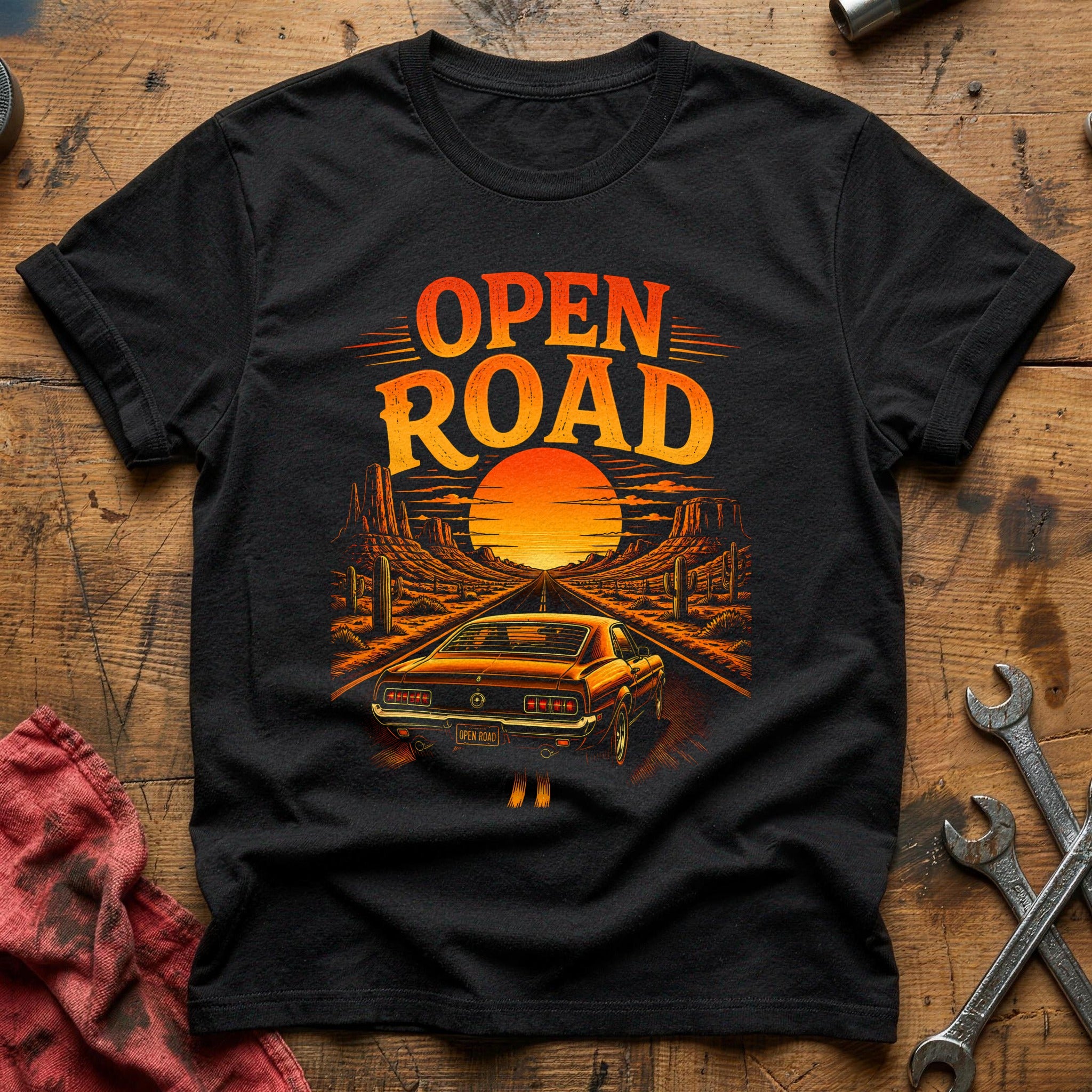 Open Road Surreal 31 T-Shirt - Black
