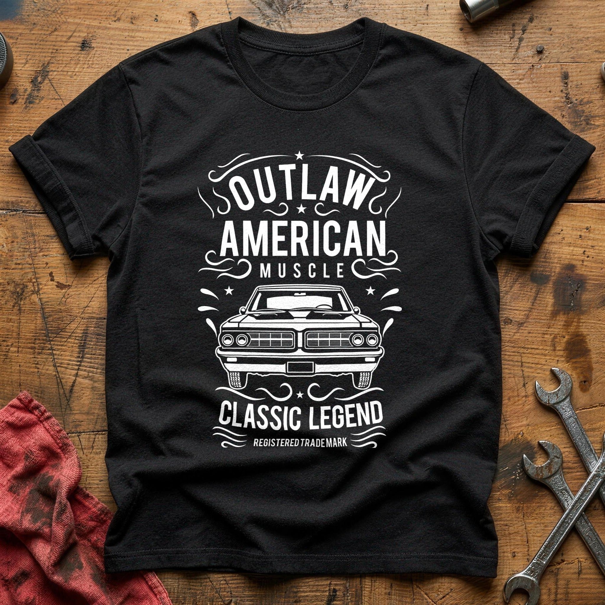 Outlaw american muscle T-Shirt - Black