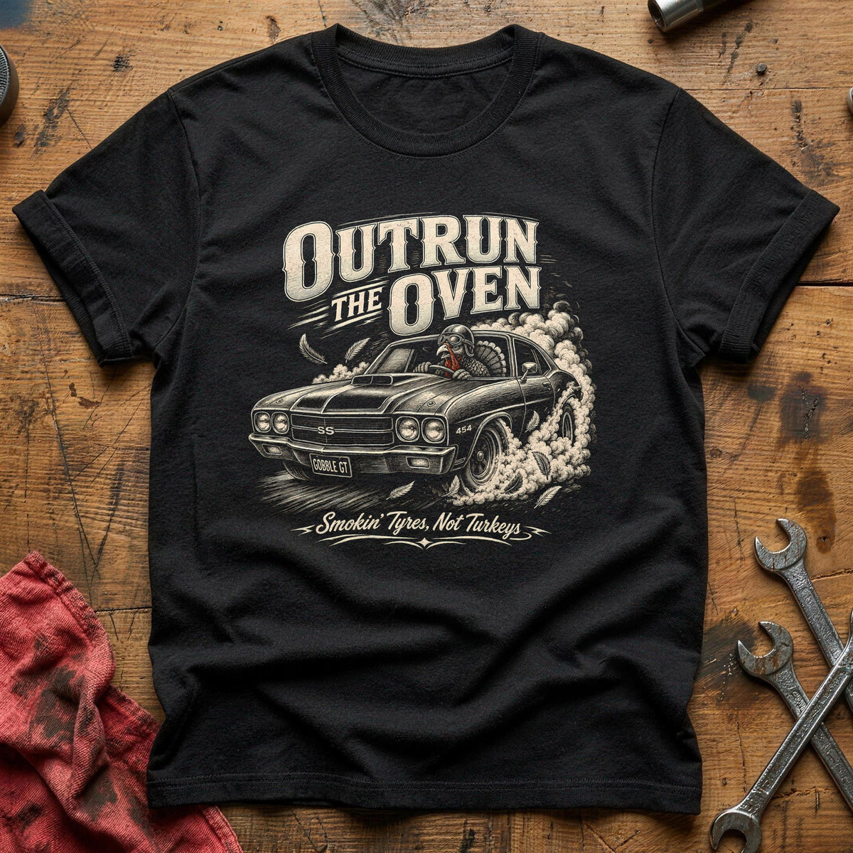 Outrun The Oven 4 T-Shirt - Black