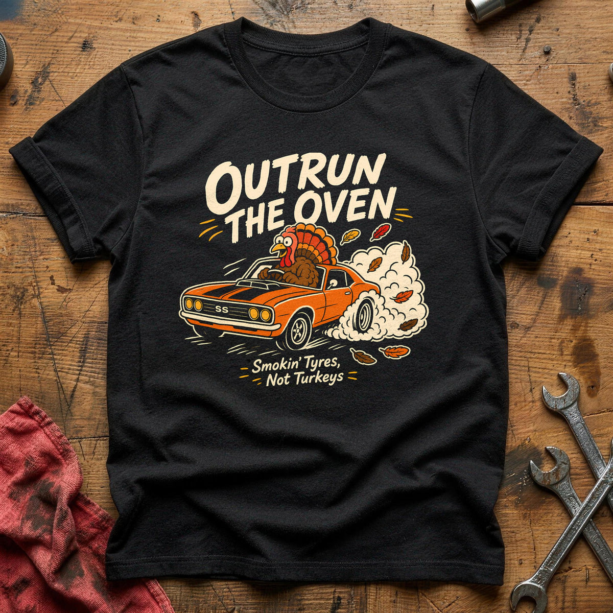 Outrun The Oven 5 T-Shirt - Black