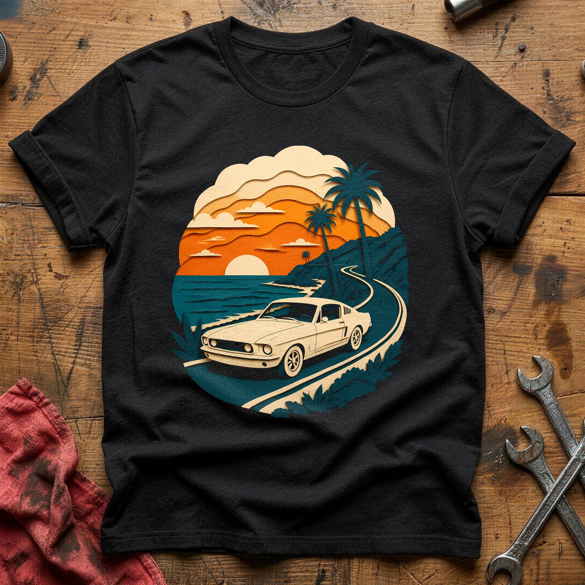 Papercut Coastal 68 T-Shirt - Black