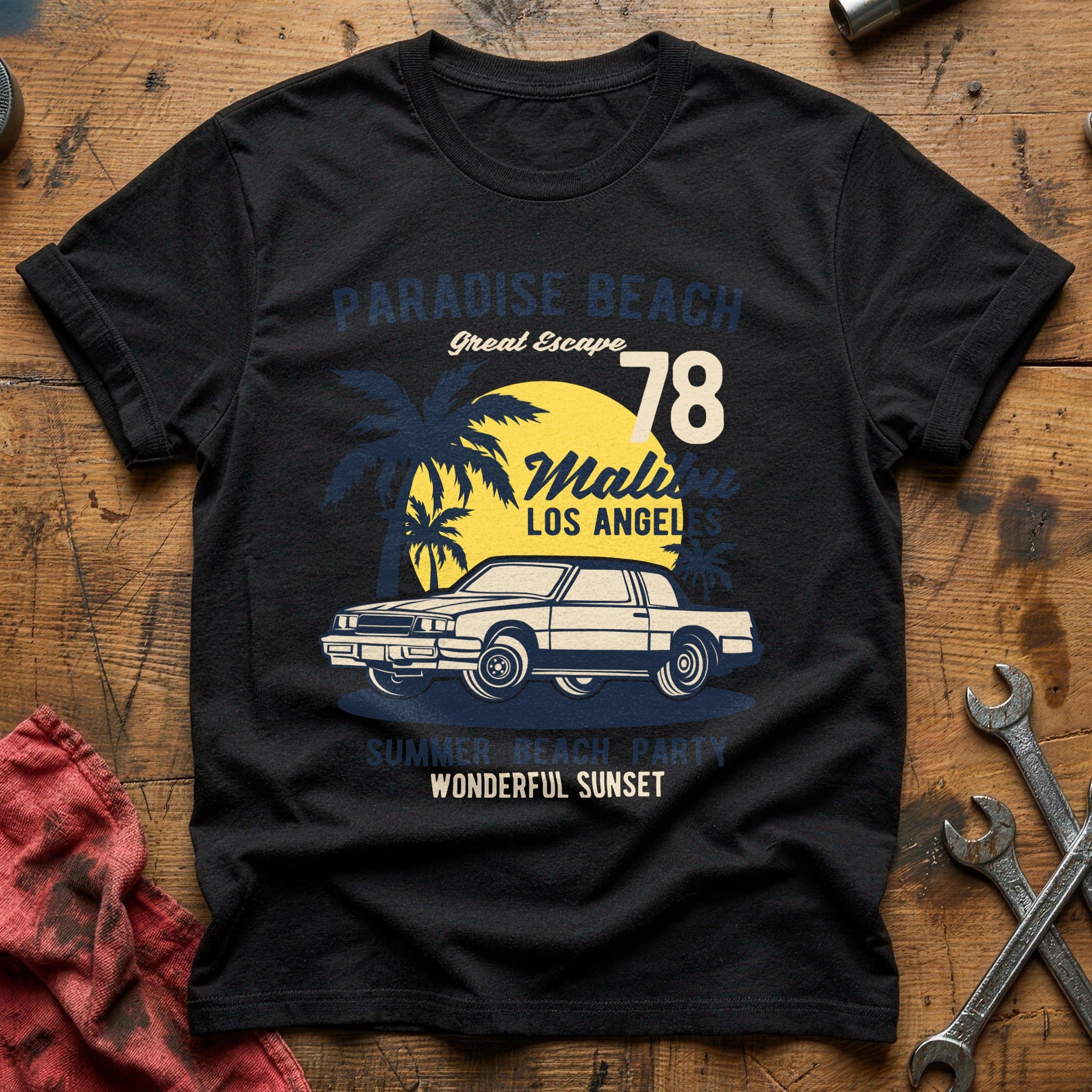 Paradise beach T-Shirt - Black