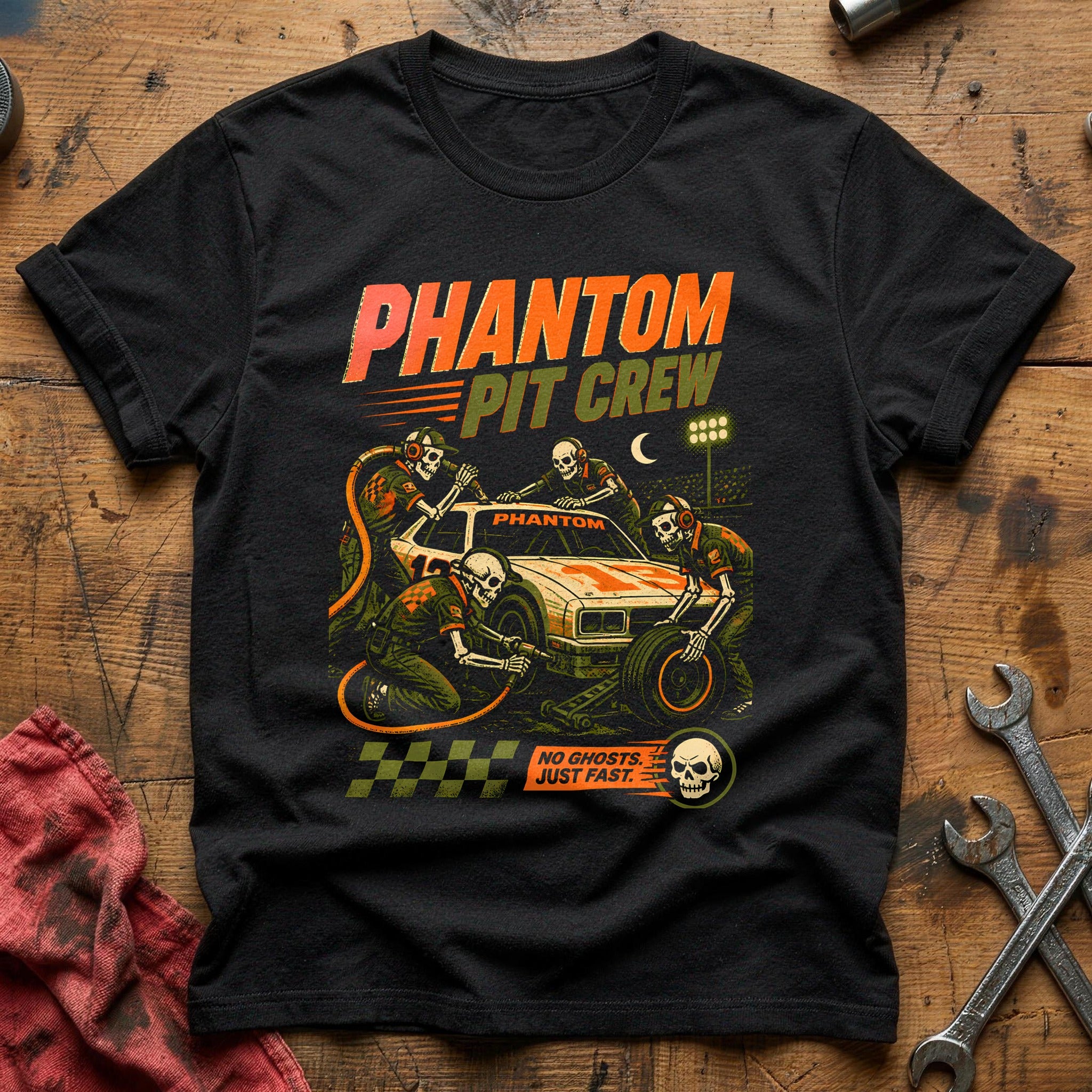 Phantom Pit Crew 82 T-Shirt - Black