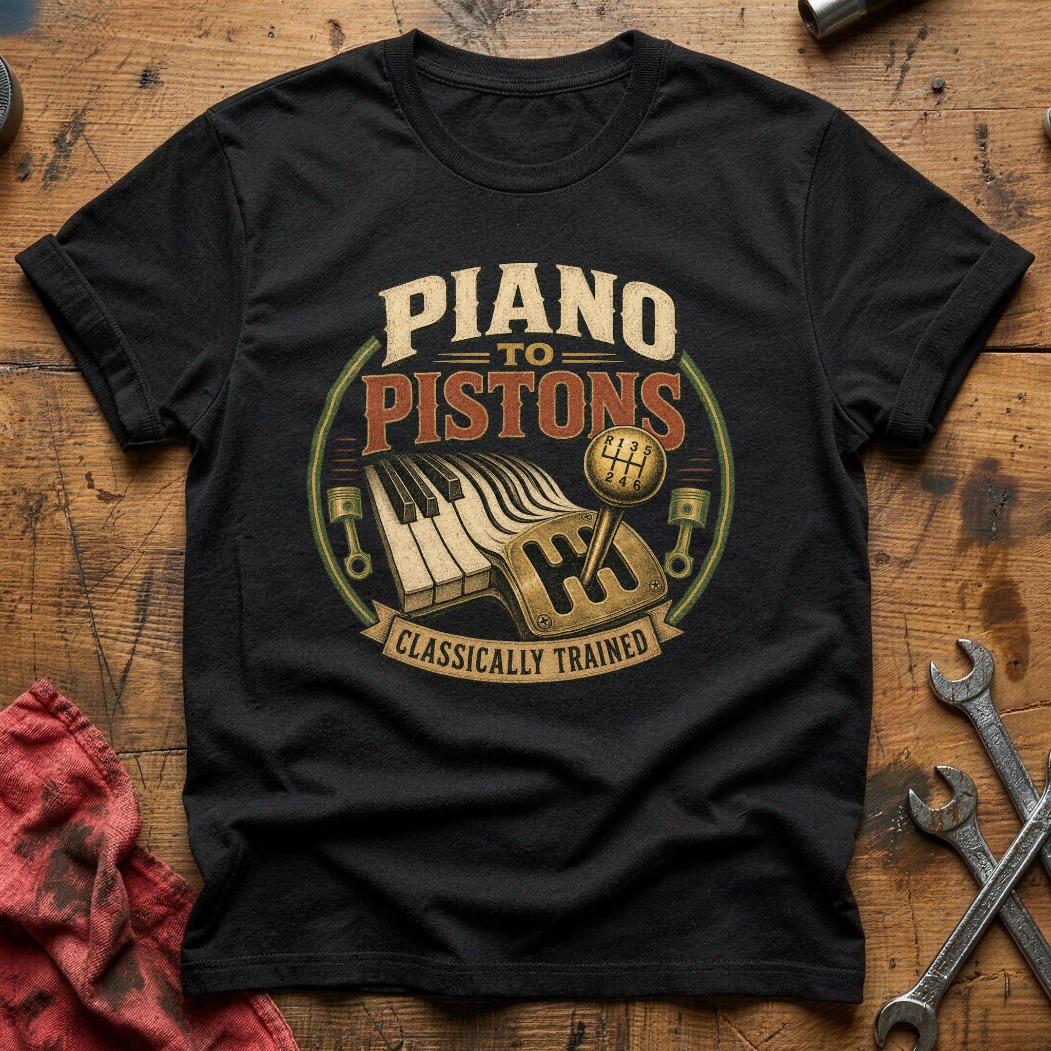 Piano To Pistons - Black