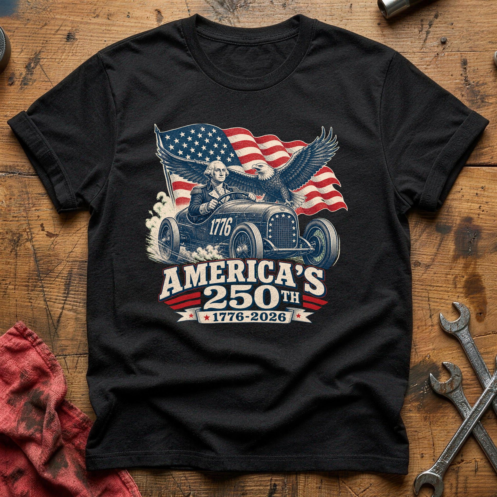 Quarter Mile Birthday T-Shirt - Black